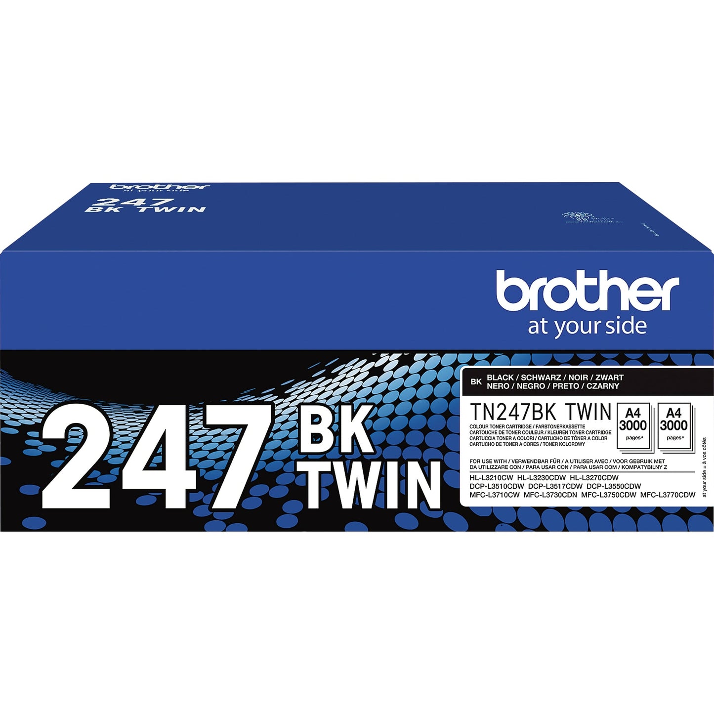 Brother Toner Originalzubehör TN-247BKTWIN ca. 2 x 3.000 Seiten schwarz 2 St./Pack.