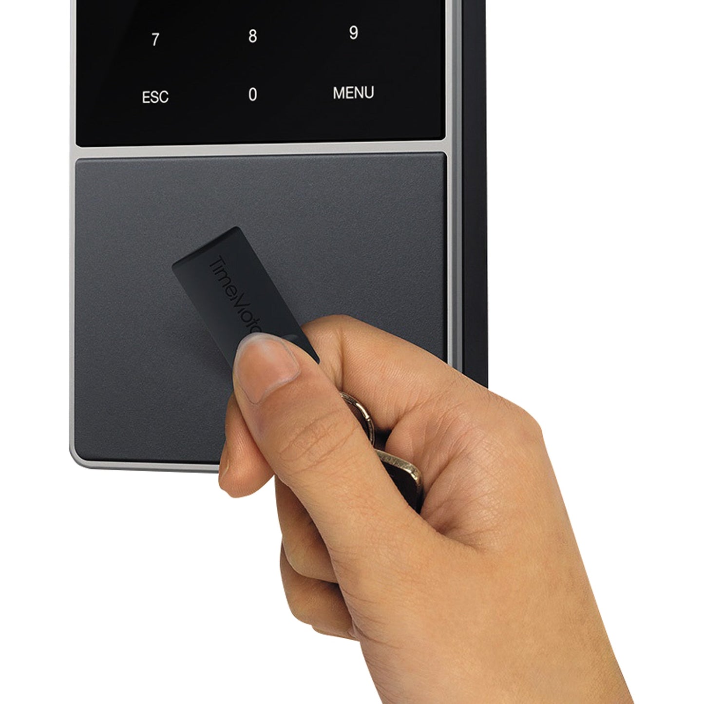 TIMEMOTO Zeiterfassungssystem TM-818 SC 9,95 x 21,5 x 4,43 cm (B x H x T) RFID-Sensor Windows® universell LAN, WiFi, USB-Host