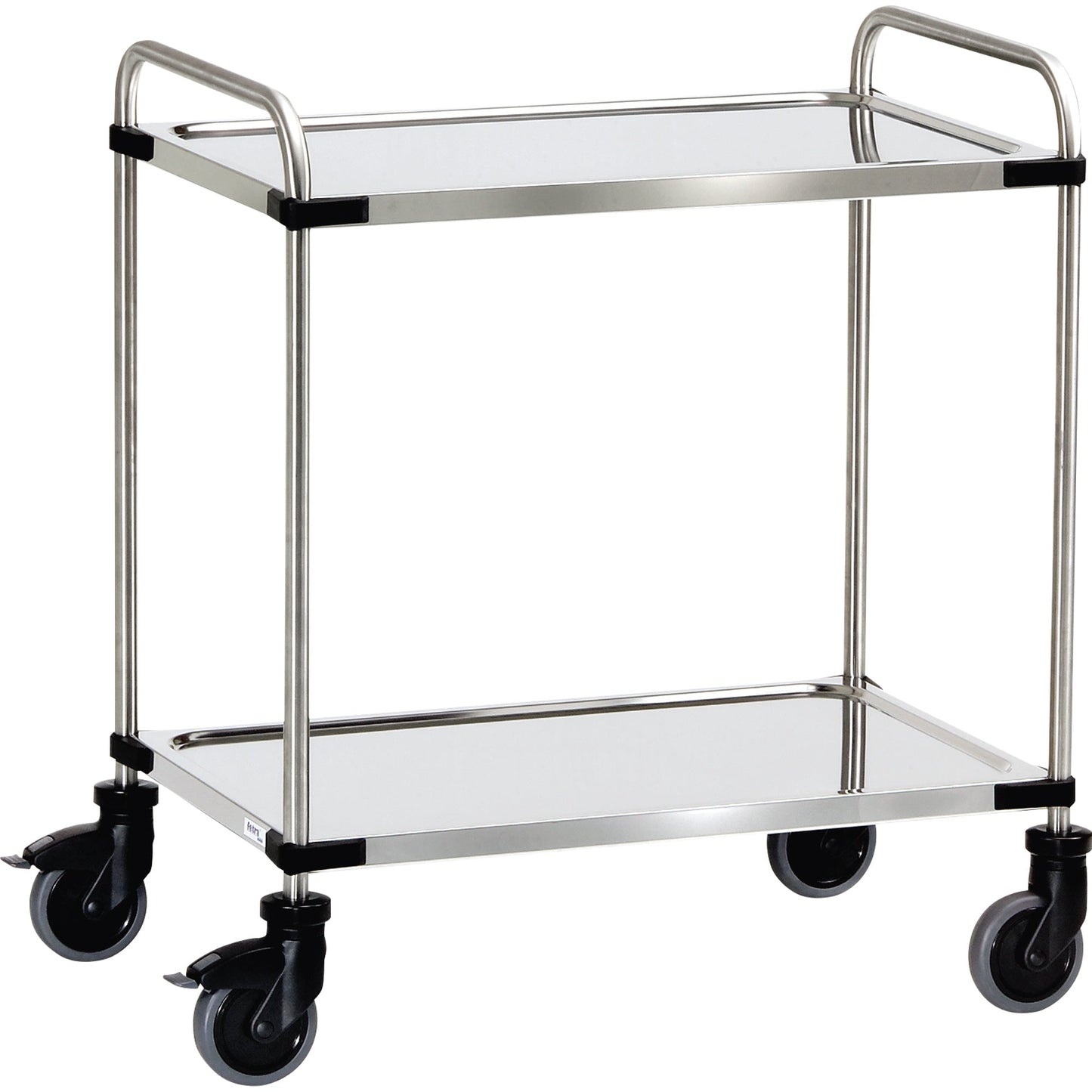 Fetra Servierwagen 95 x 70 cm (H x L) 120kg Chrom/Nickel/Stahl