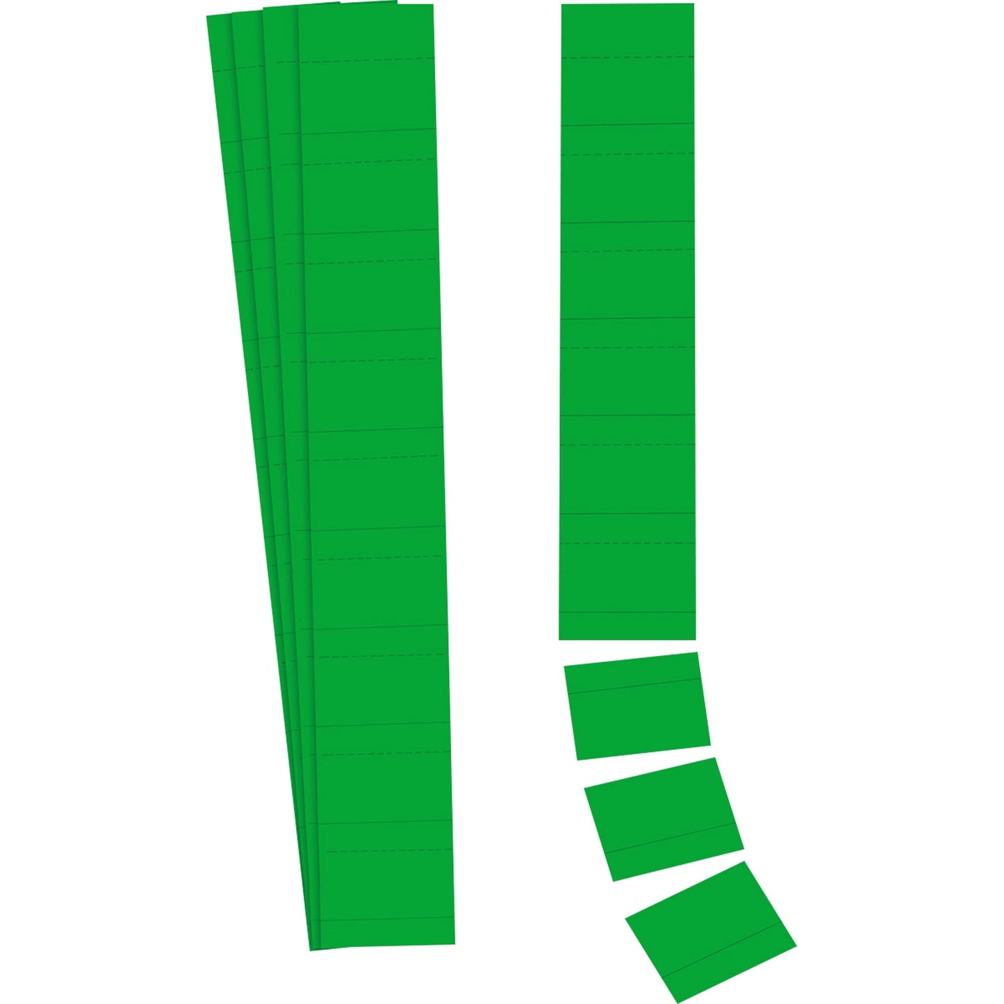 Ultradex Einsteckkarte Planrecord 6 x 3,2 cm (B x H) 190g/m² hellgrün 90 St./Pack.