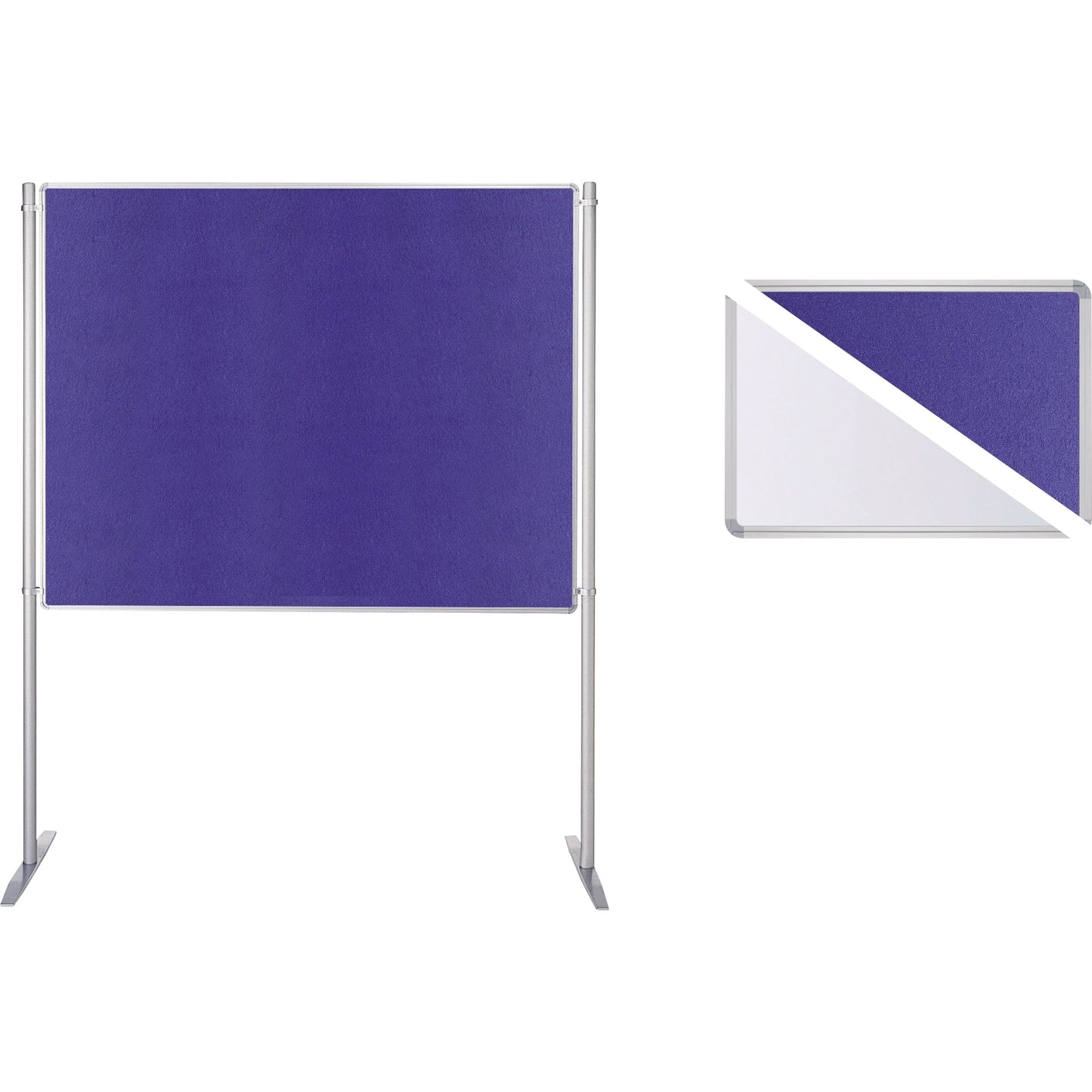 Ultradex Multifunktionstafel 200 x 120 cm (B x H) Polyester Material der Pinnfläche: Filz blau