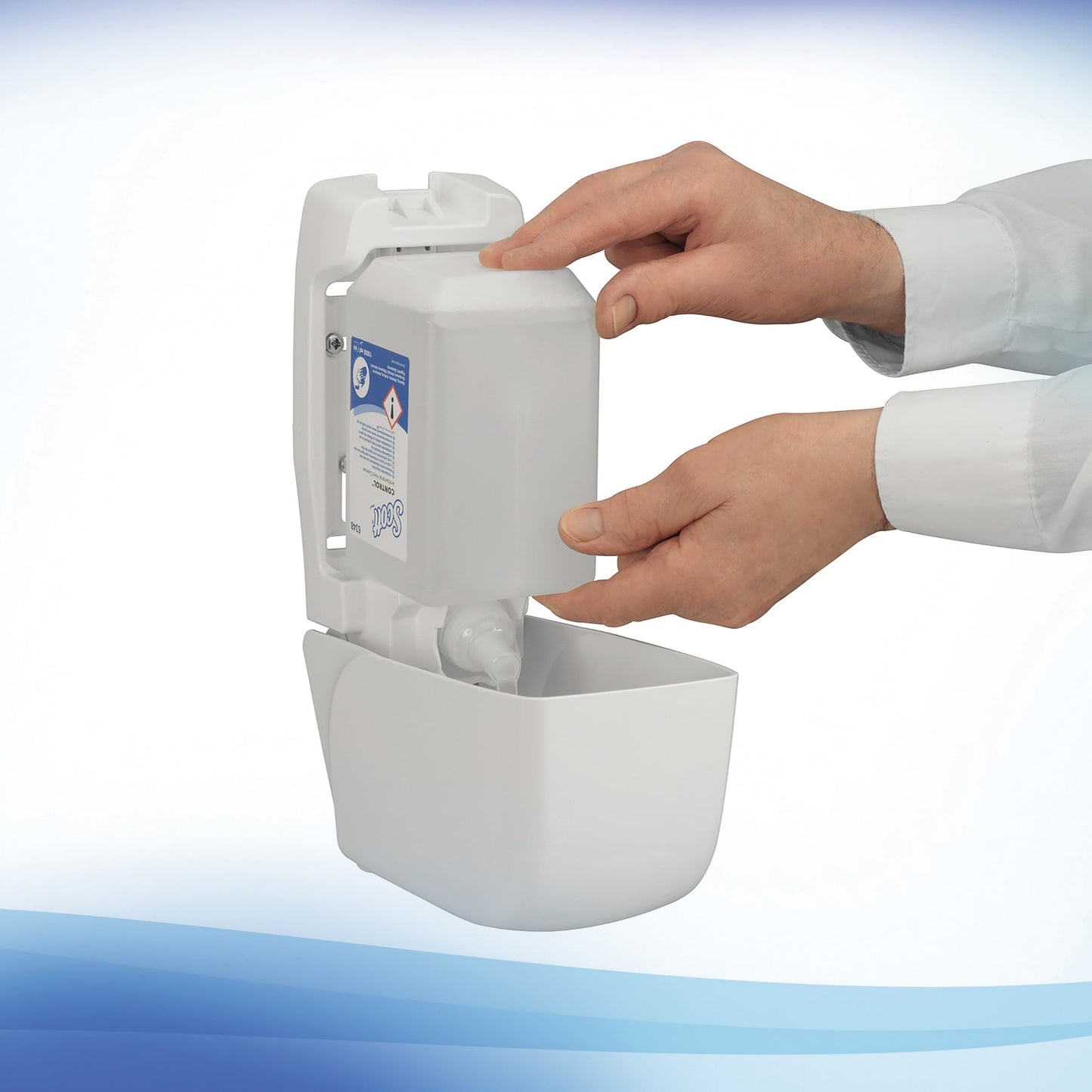 Scott® Schaumseife Anti Bac Foam Soap nicht dermatologisch getestet 5,5 Bakterien Kartusche Kunststoff 1l