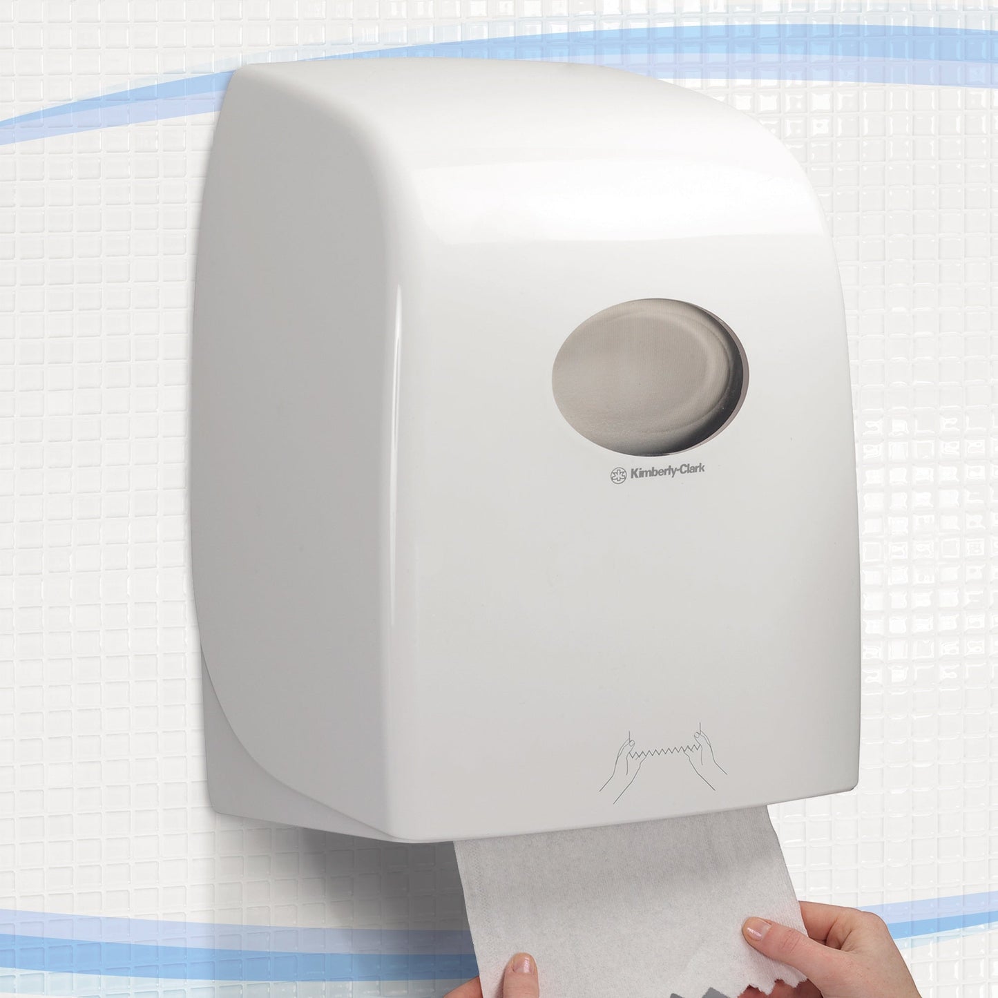 Aquarius Handtuchspender HOSTESS Handtuchrolle NATURA 6063, Scott® Handtuchrolle SlimrollT 6657, 6667, 6668, Performance 6665, ControlT EXTRA STRONG 6686, EssentialT XL 6687, Kleenex® Handtuchrolle UltraT 6765 198mm