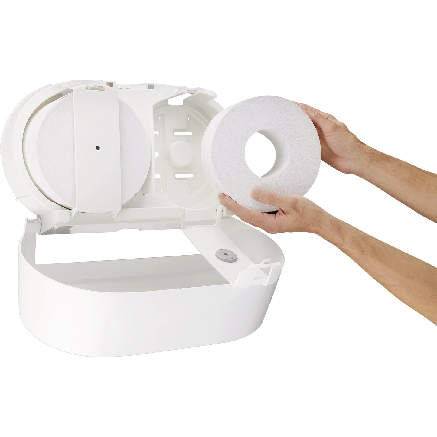 Aquarius Toilettenpapierspender Toilet Tissue Scott® Toilettenpapier ControlT 8591 27,4 x 13,3 x 46,4 cm (B x H x T) Kunststoff weiß