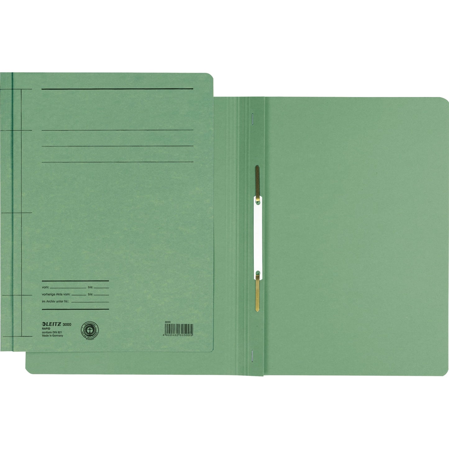 Leitz Schnellhefter Rapid DIN A4 250g/m² Manilakarton, recycelt grün