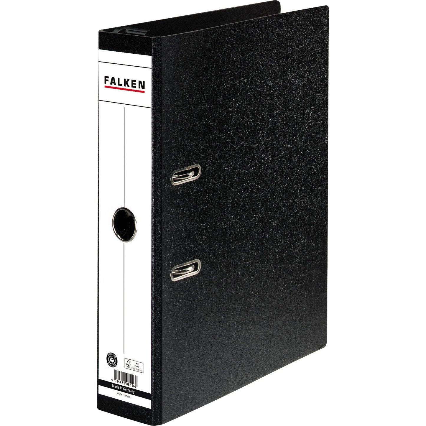 Falken Hängeordner 70mm DIN A4 Rückenschild: geklebt Hebelmechanik Hartpappe schwarz