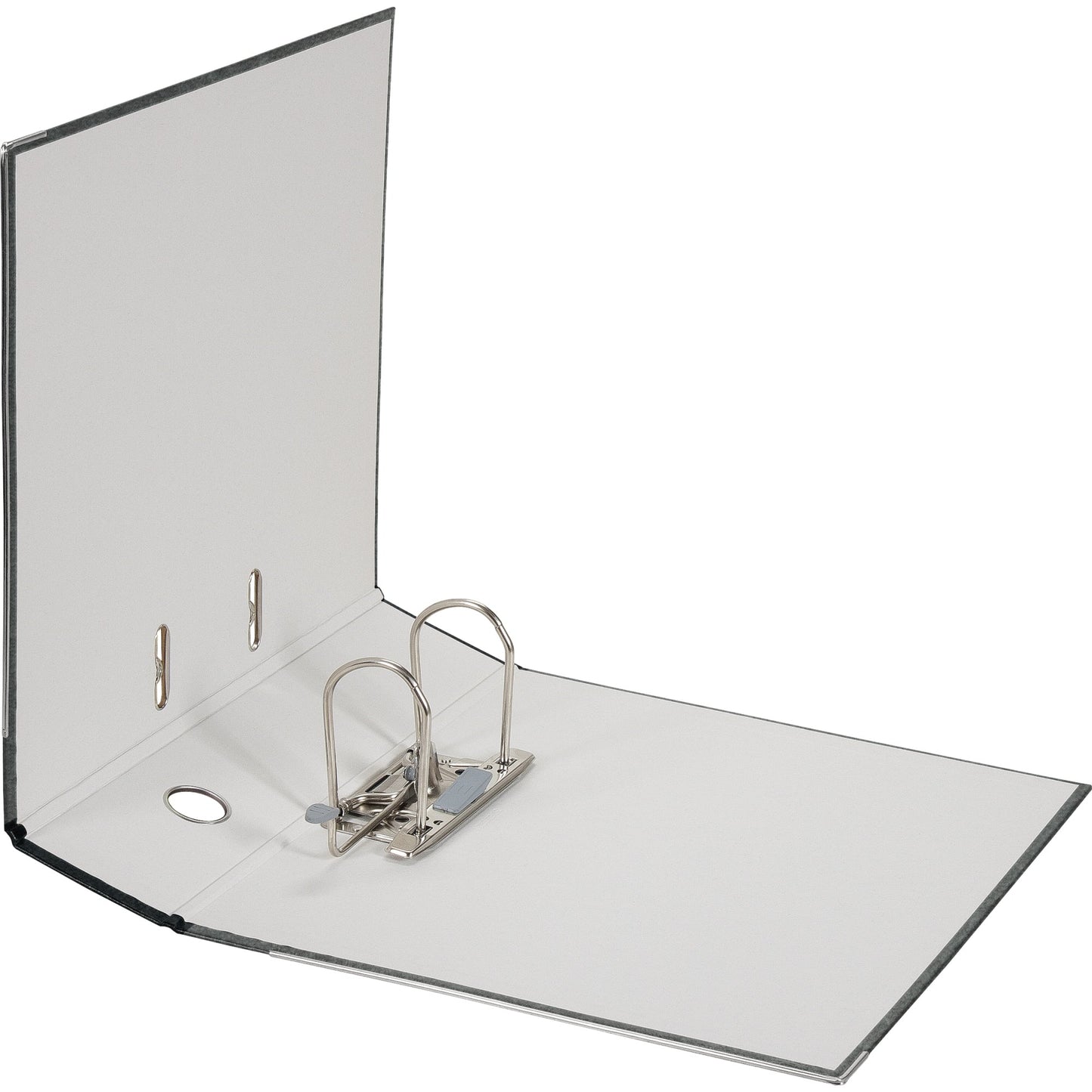 Falken Ordner 80mm DIN A4 Rückenschild: geklebt mit Schlitzen Werkstoff: Pappe Material außen: Papier Material innen: Papier schwarz