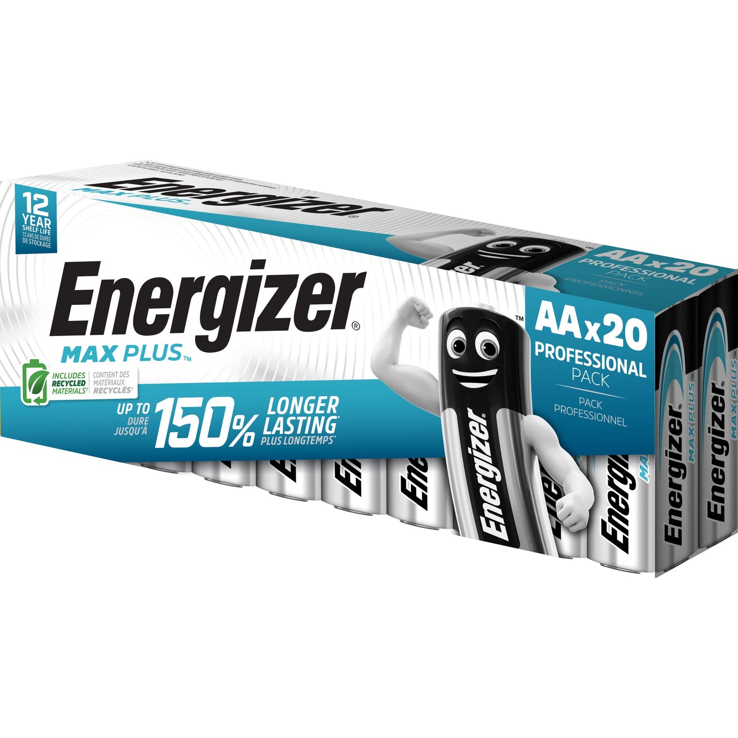 Energizer® Batterie Max PlusT AA/Mignon LR6 Alkaline 1,5V 20 St./Pack.