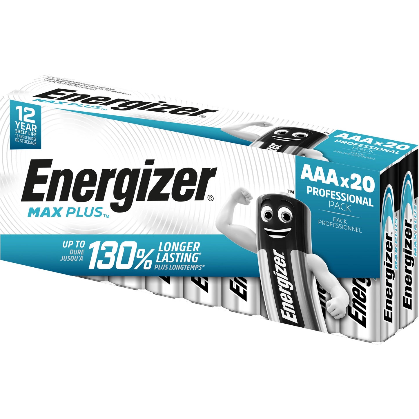 Energizer® Batterie Max PlusT AAA/Micro LR03 Alkaline 1,5V 20 St./Pack.