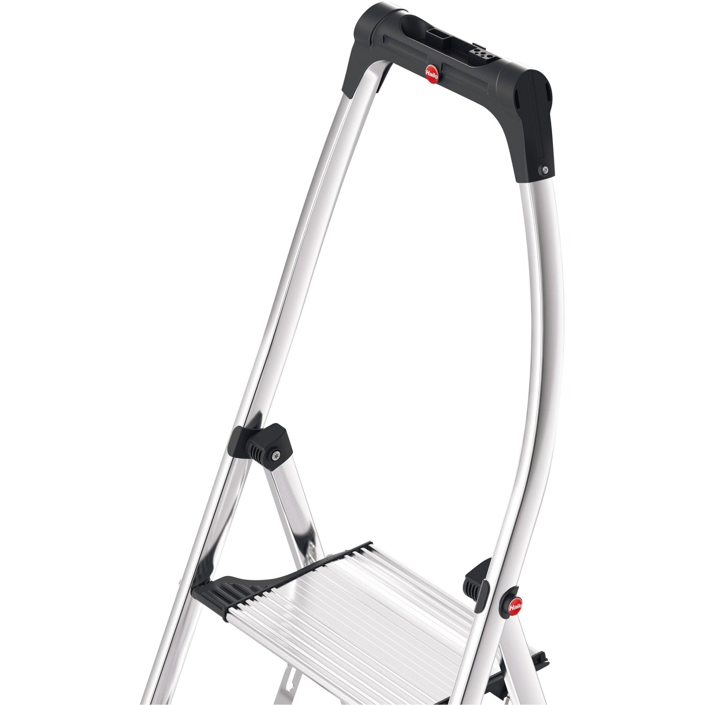 Hailo Trittleiter K100 Topline 52 x 120 x 54 cm (B x H x T) 150kg Aluminium alu 2 Stufen