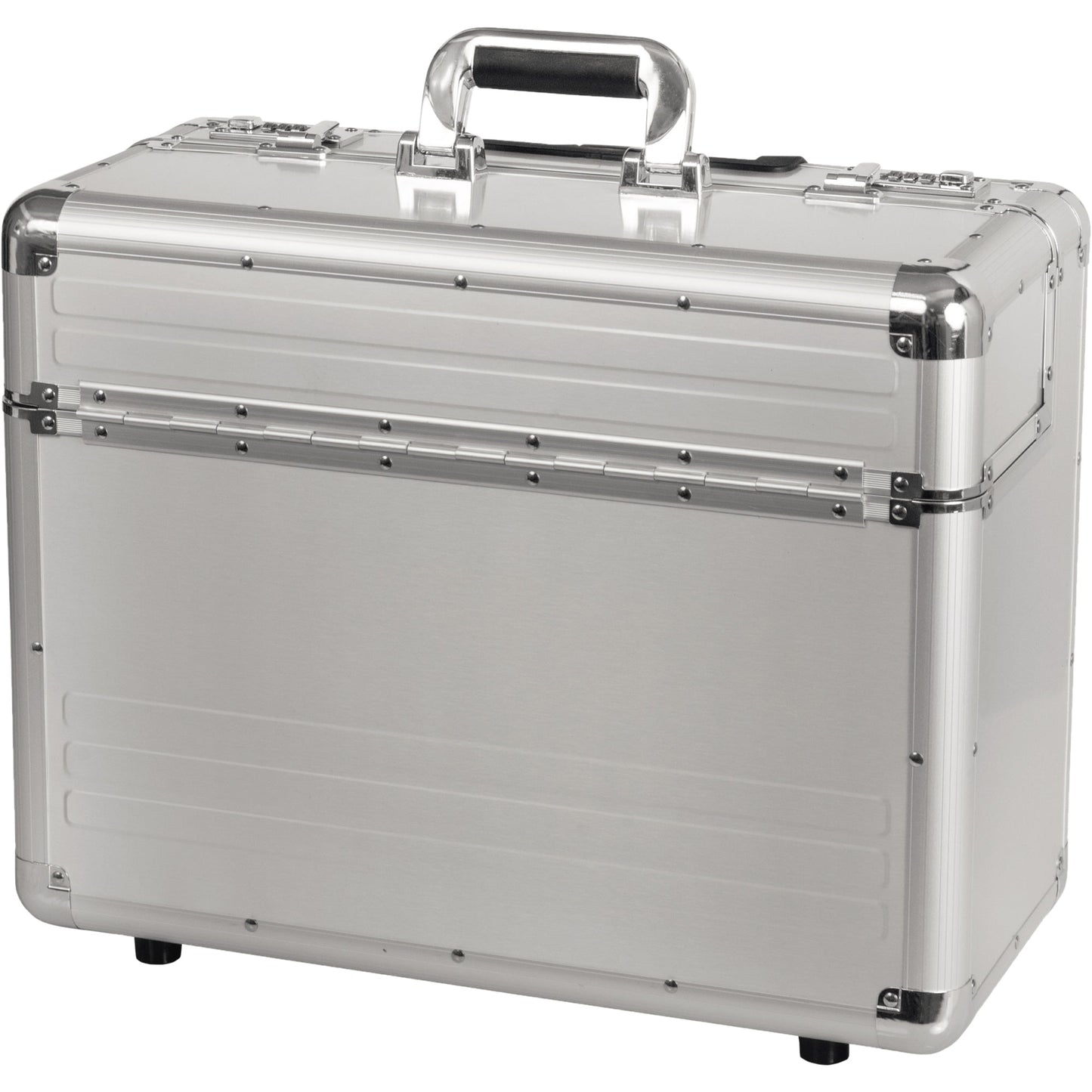 ALUMAXX® Pilotenkoffer OMEGA 48 x 38,5 x 23 cm (B x H x T) Zahlenkombinationsschloss Aluminium silber