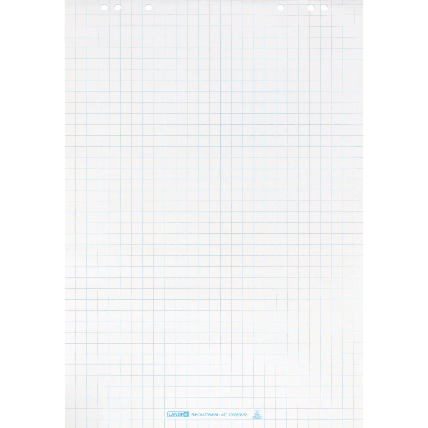 Landré Flipchartblock Work 65 x 98 cm (B x H) kariert 80g/m² 20 Bl./Block 5 Block/Pack.
