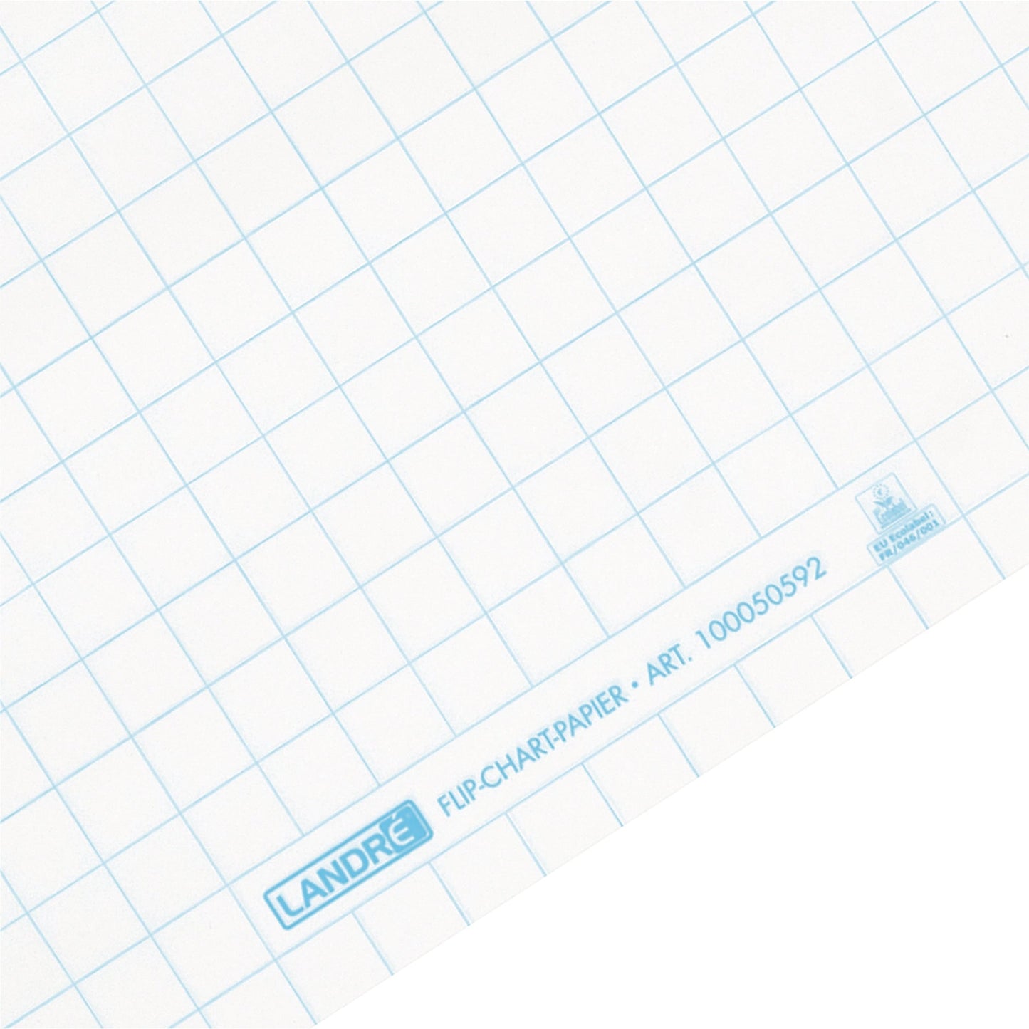 Landré Flipchartblock Work 65 x 98 cm (B x H) kariert 80g/m² 20 Bl./Block 5 Block/Pack.