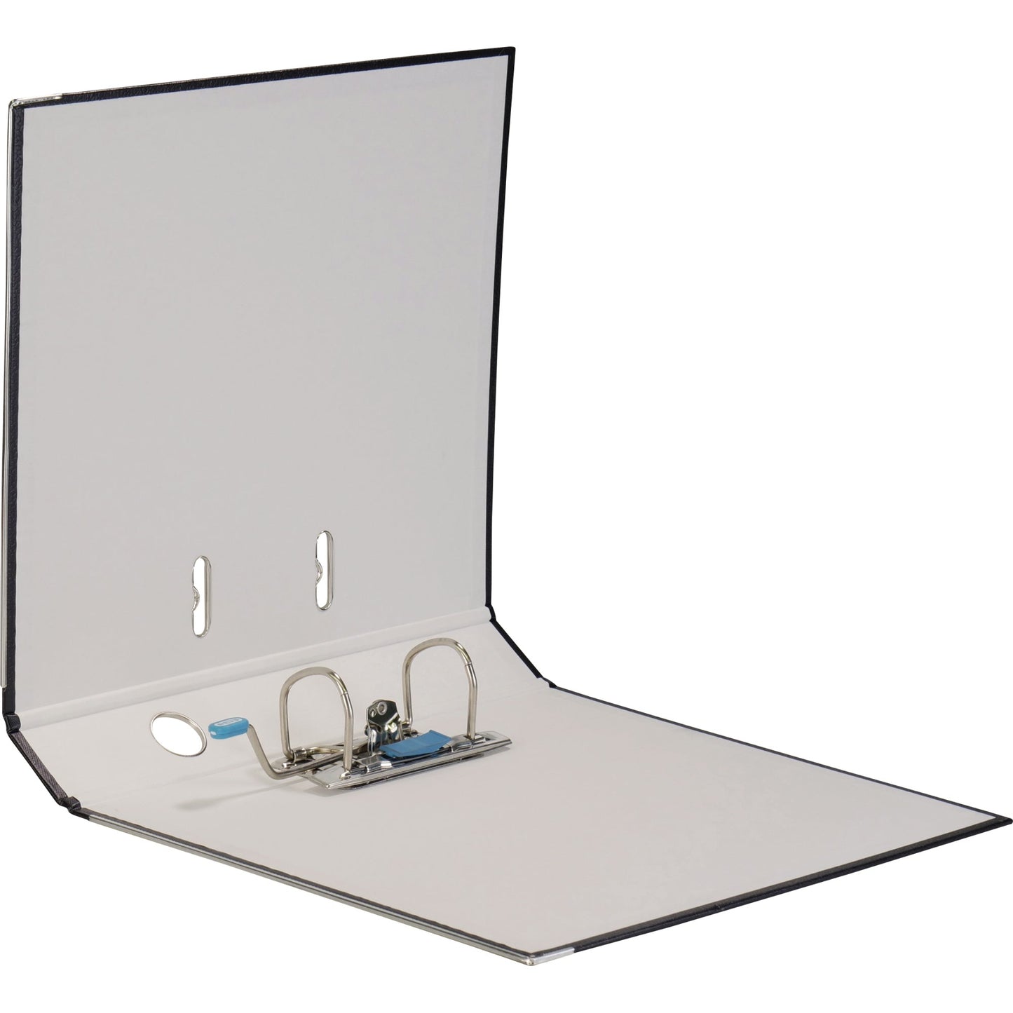 ELBA Ordner rado brillant 50mm DIN A4 Rückenschild: einsteckbar mit Schlitzen Werkstoff: Pappe Material außen: Acrylat/Papier Material innen: Papier schwarz