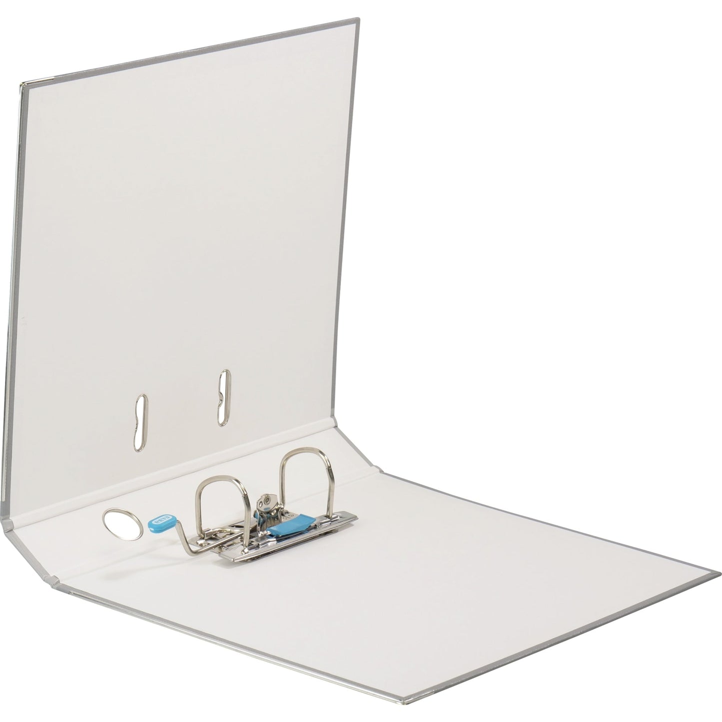 ELBA Ordner rado brillant 50mm DIN A4 Rückenschild: einsteckbar mit Schlitzen Werkstoff: Pappe Material außen: Acrylat/Papier Material innen: Papier grau