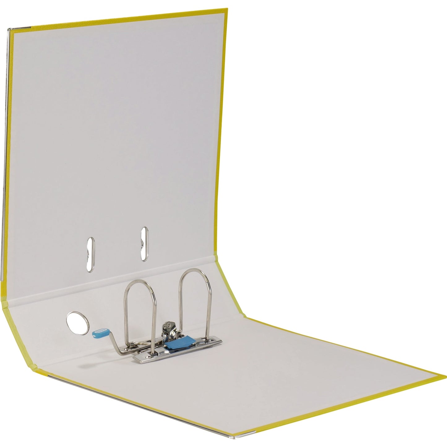 ELBA Ordner rado brillant 80mm DIN A4 Rückenschild: einsteckbar mit Schlitzen Werkstoff: Pappe Material außen: Acrylat/Papier Material innen: Papier gelb