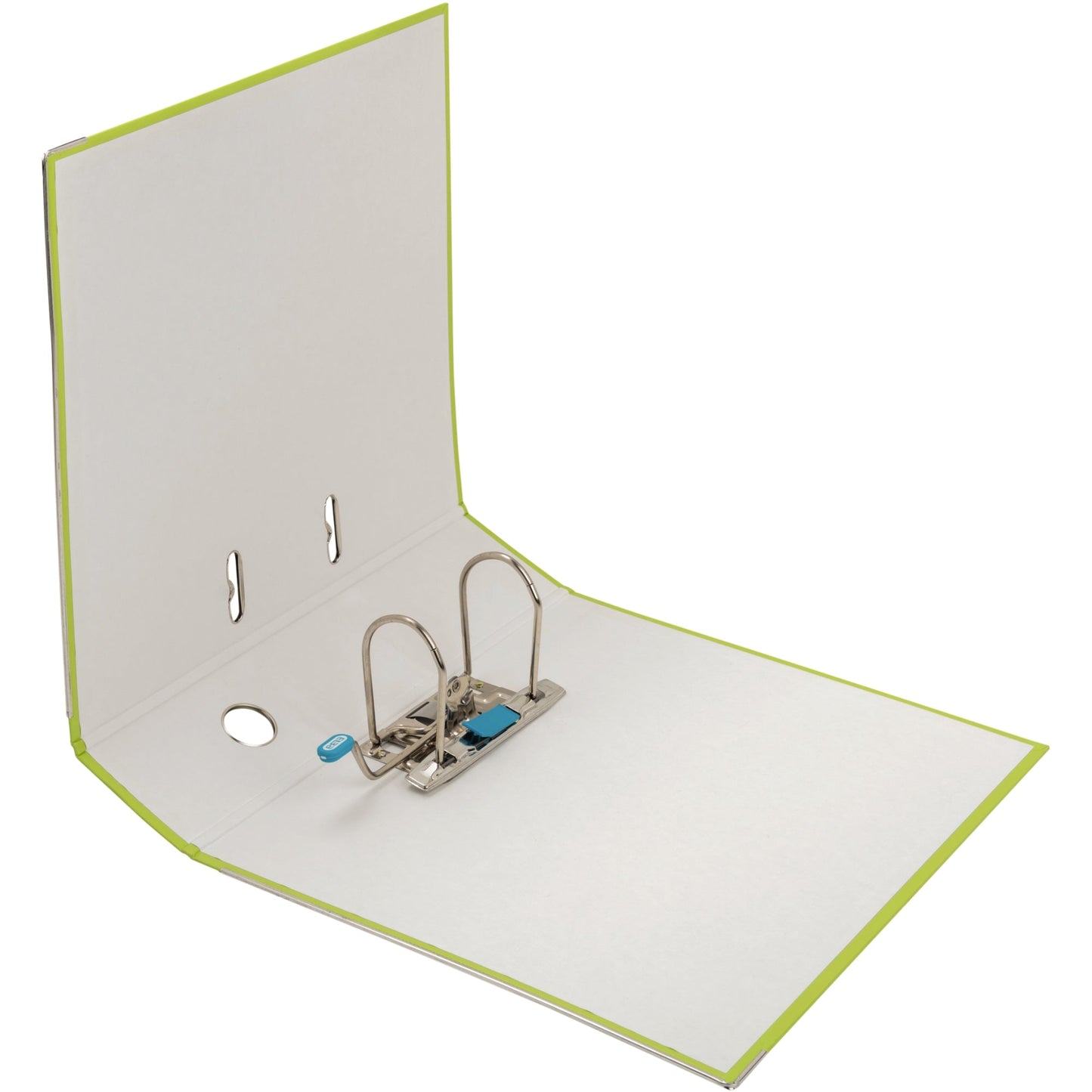 ELBA Ordner smart Pro 80mm DIN A4 Rückenschild: einsteckbar mit Schlitzen Werkstoff: Pappe Material außen: Polypropylen Material innen: Papier hellgrün
