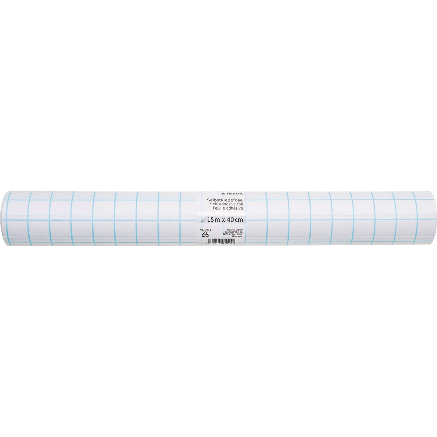 HERMA Bucheinbandfolie 40 cm x 15 m (B x L) selbstklebend Polypropylen transparent glänzend