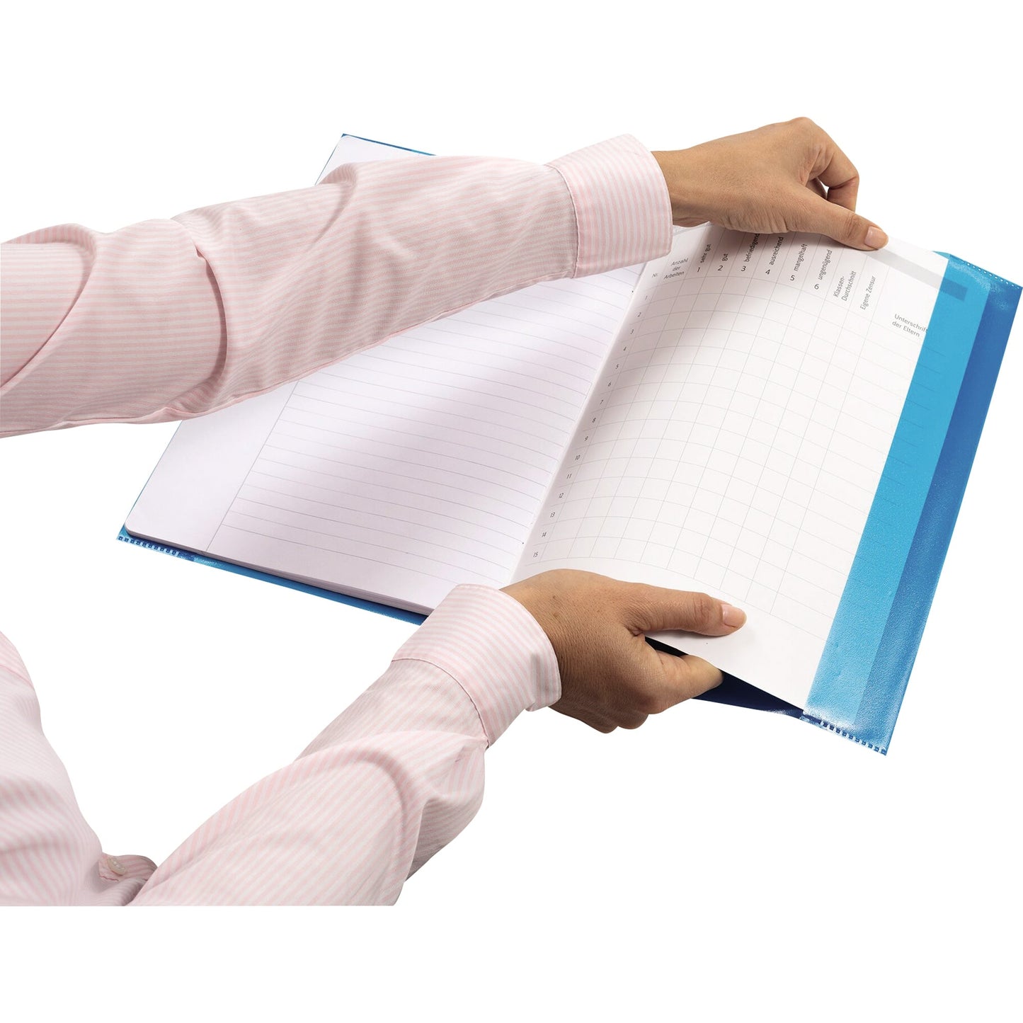 HERMA Heftschoner DIN A4 Polypropylen dunkelblau transparent