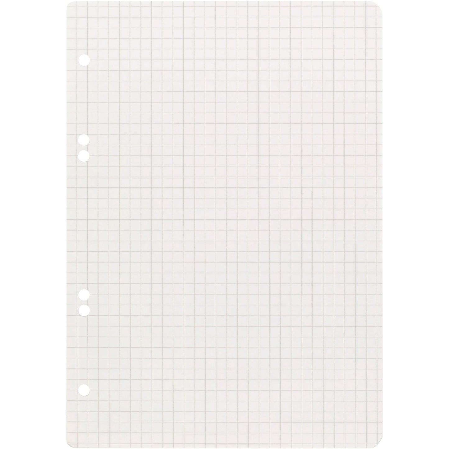 Landré Ringbucheinlage DIN A5 kariert 70g/m² 6fach Lochung weiß 50 Bl./Pack.