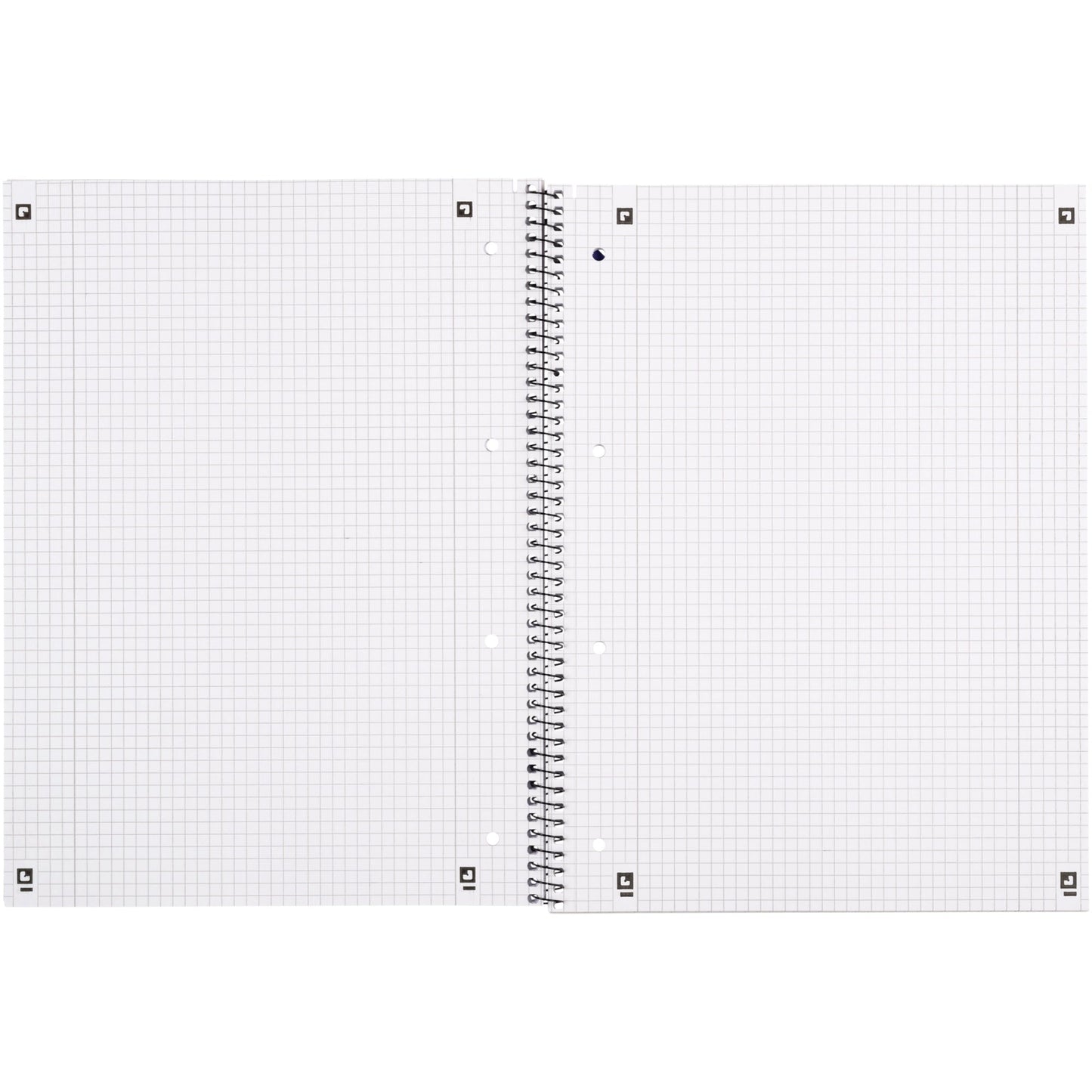 Oxford Collegeblock DIN A4+ kariert mit Rand innen/außen rot 80 Bl.