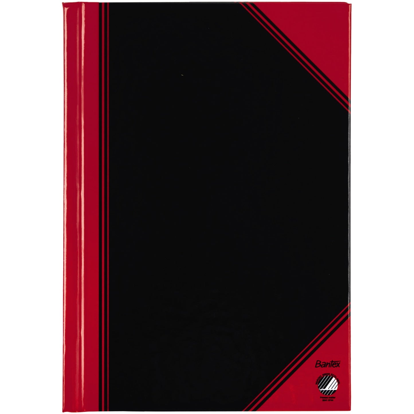 BANTEX Kladde China DIN A6 liniert schwarz/rot 96 Bl.
