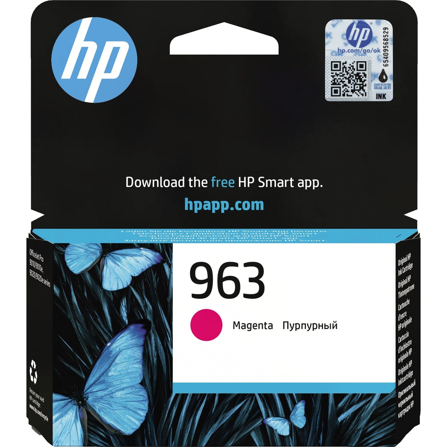 HP Tintenpatrone Originalzubehör 963 ca. 700 Seiten magenta 10,77ml