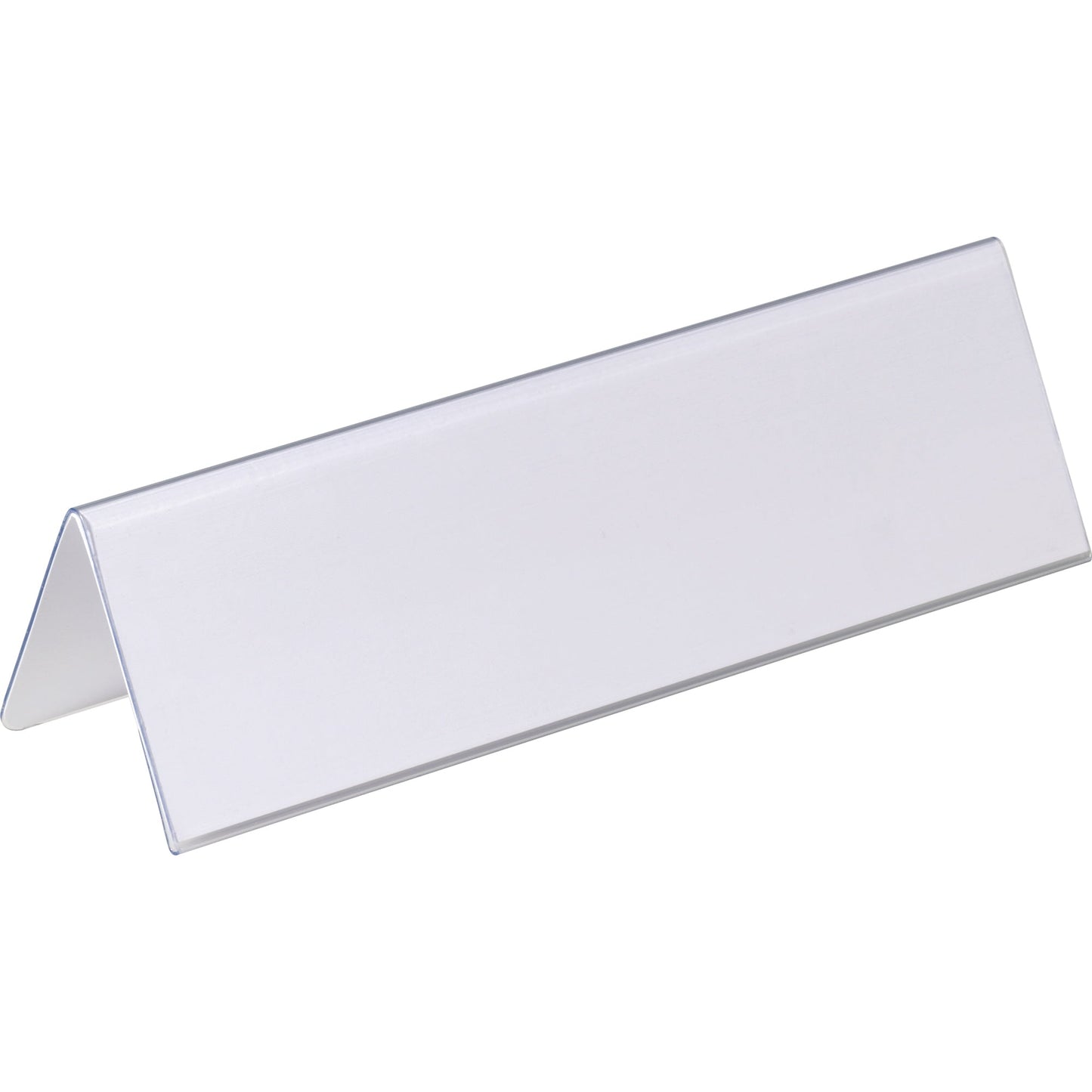 DURABLE Tischnamensschild 210 x 61/122 mm (B x H) PVC-Hartfolie transparent 25 St./Pack.