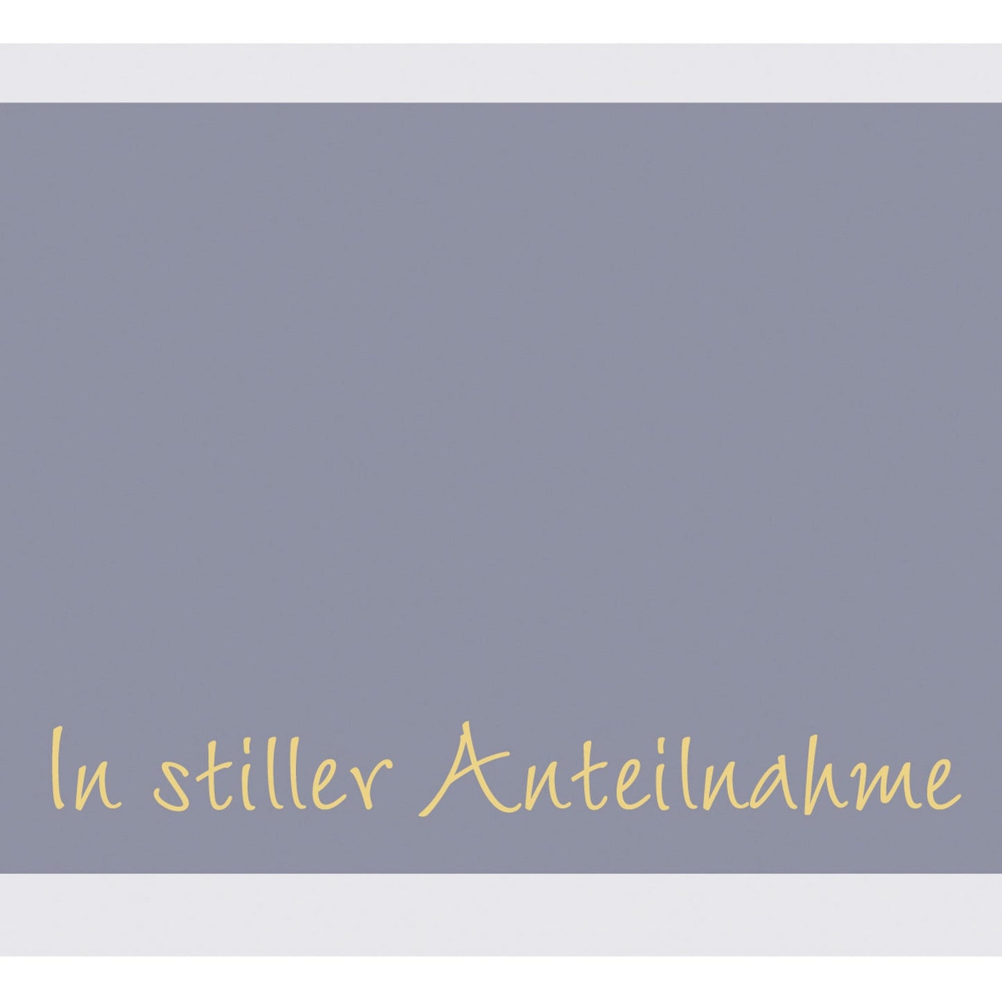 SIGEL Faltkarte Trauerkarte DIN lang 220g/m² farbig Anteilnahme 10 St./Pack.