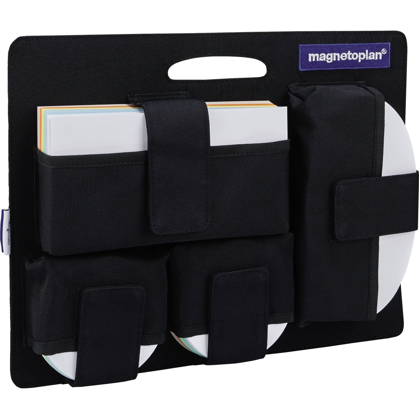 magnetoplan® Moderationstasche Messenger 41 x 38 x 12 (B x H x T) 1.300 Teile Polyester schwarz