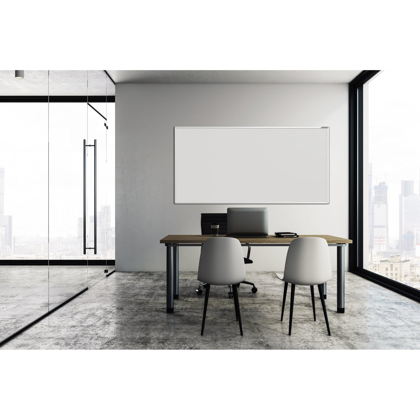 magnetoplan® Whiteboard Design CC Maße der Oberfläche: 180 x 90 cm (B x H) Tafel magnethaftend nicht beidseitig beschreibbar Stahl emailliert weiß