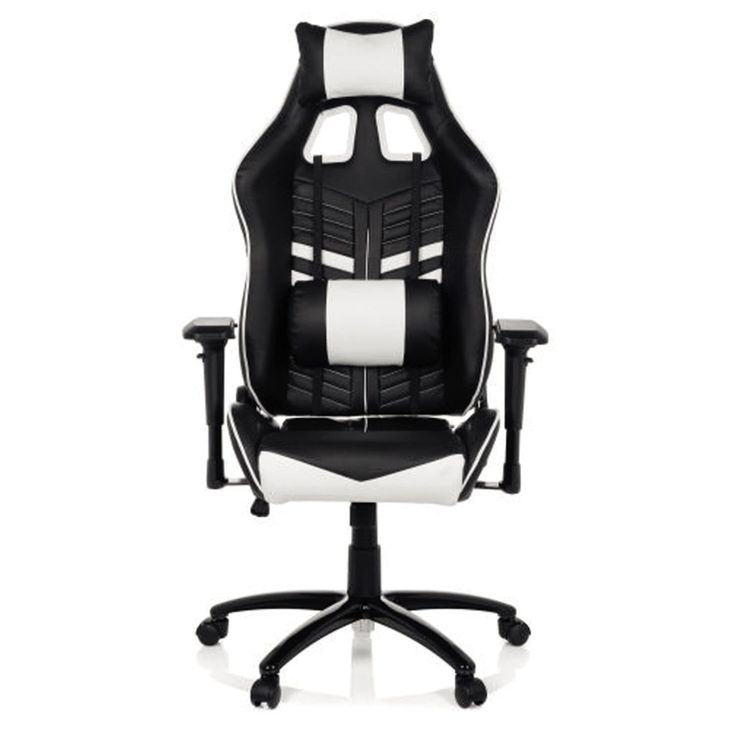 hjh OFFICE Gaming-Stuhl LEAGUE PRO 120kg 39cm 48cm Wippmechanik schwarz/weiß