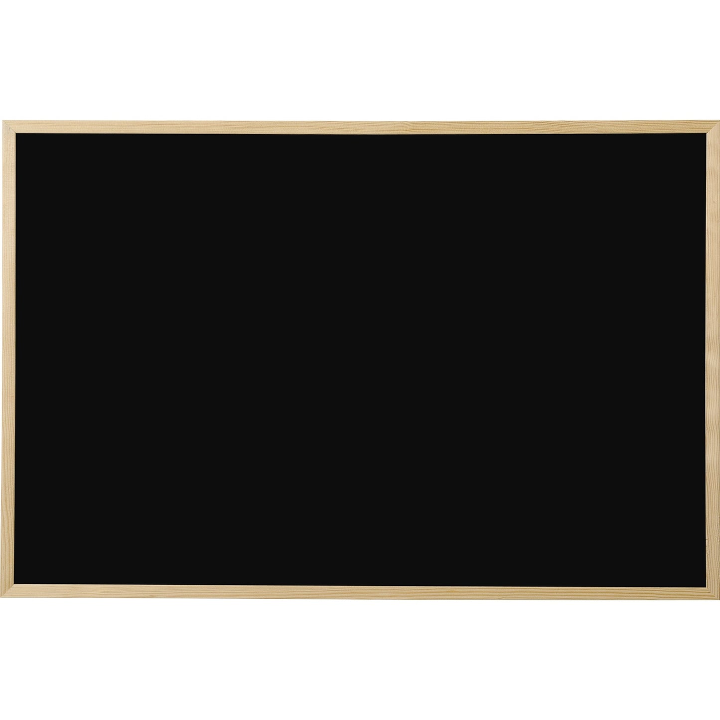 Bi-office Kreidetafel Tafel nicht magnethaftend inkl. Kreide Kiefernholz schwarz