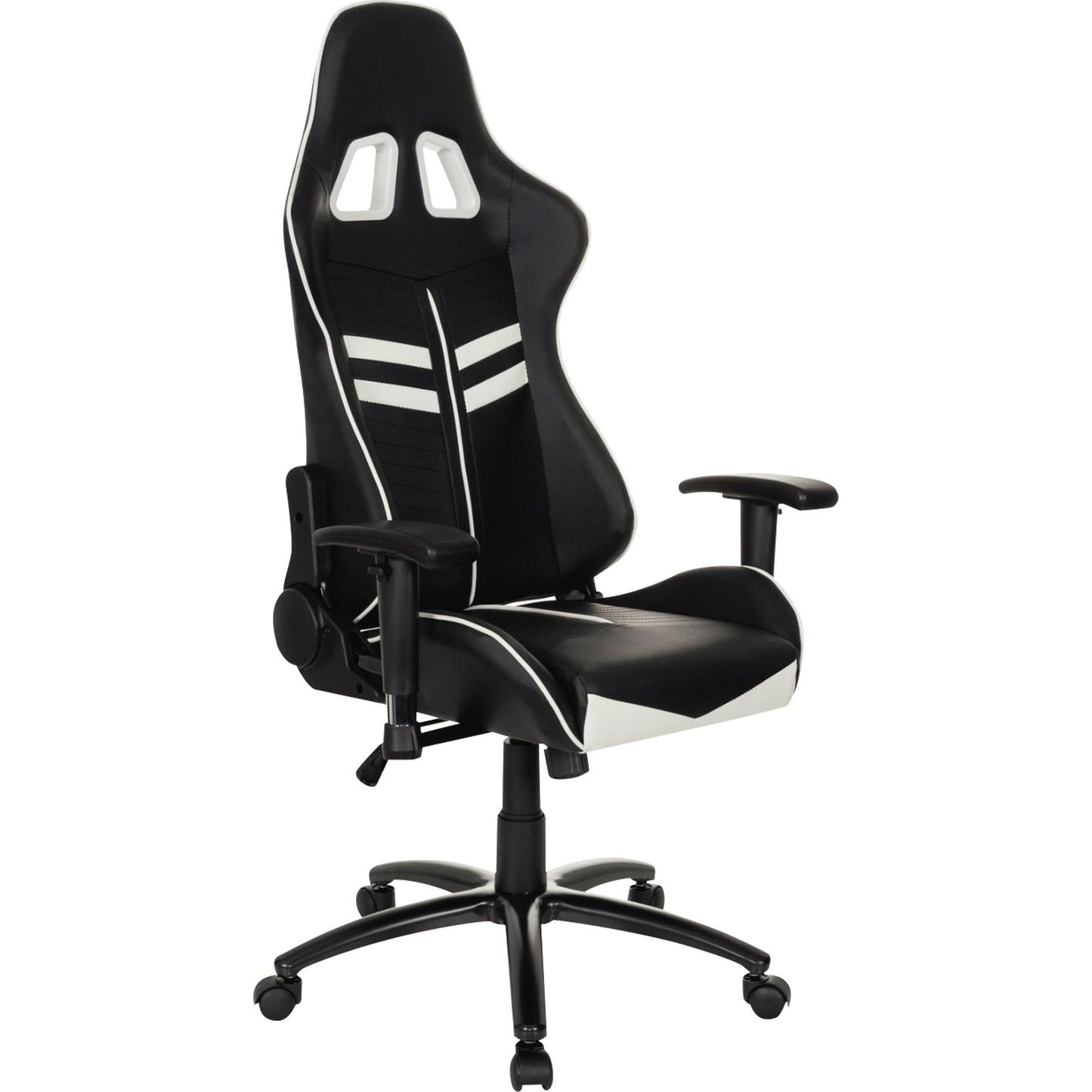 hjh OFFICE Gaming-Stuhl LEAGUE PRO 120kg 39cm 48cm Wippmechanik schwarz/weiß