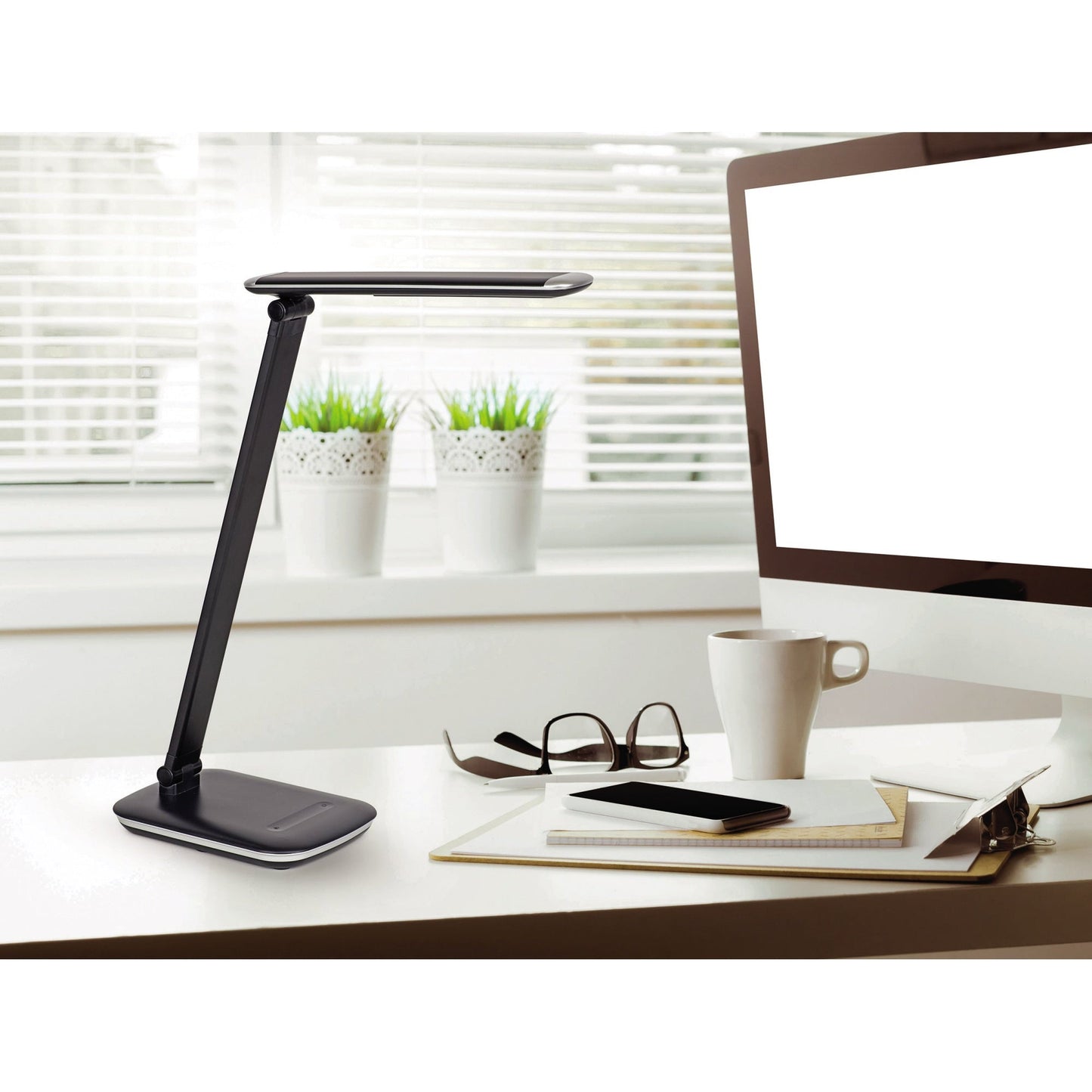 MAUL Tischleuchte MAULjazzy E je Lichtquelle: 6 kWh/1.000h Netzbetrieb schwarz