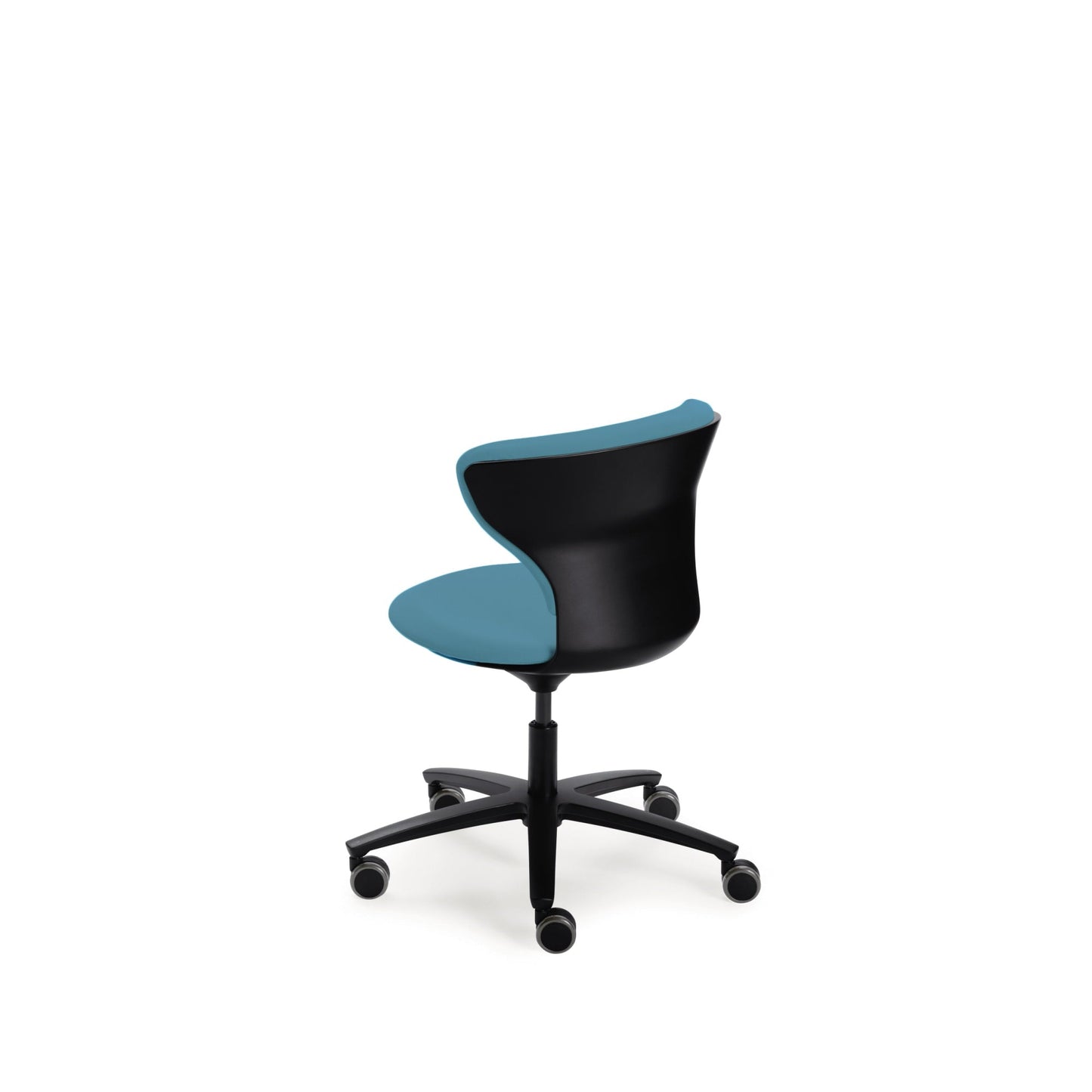 Sedus Bürodrehstuhl turn around 42-55cm Rolle ungebremst (für Hartboden) türkis