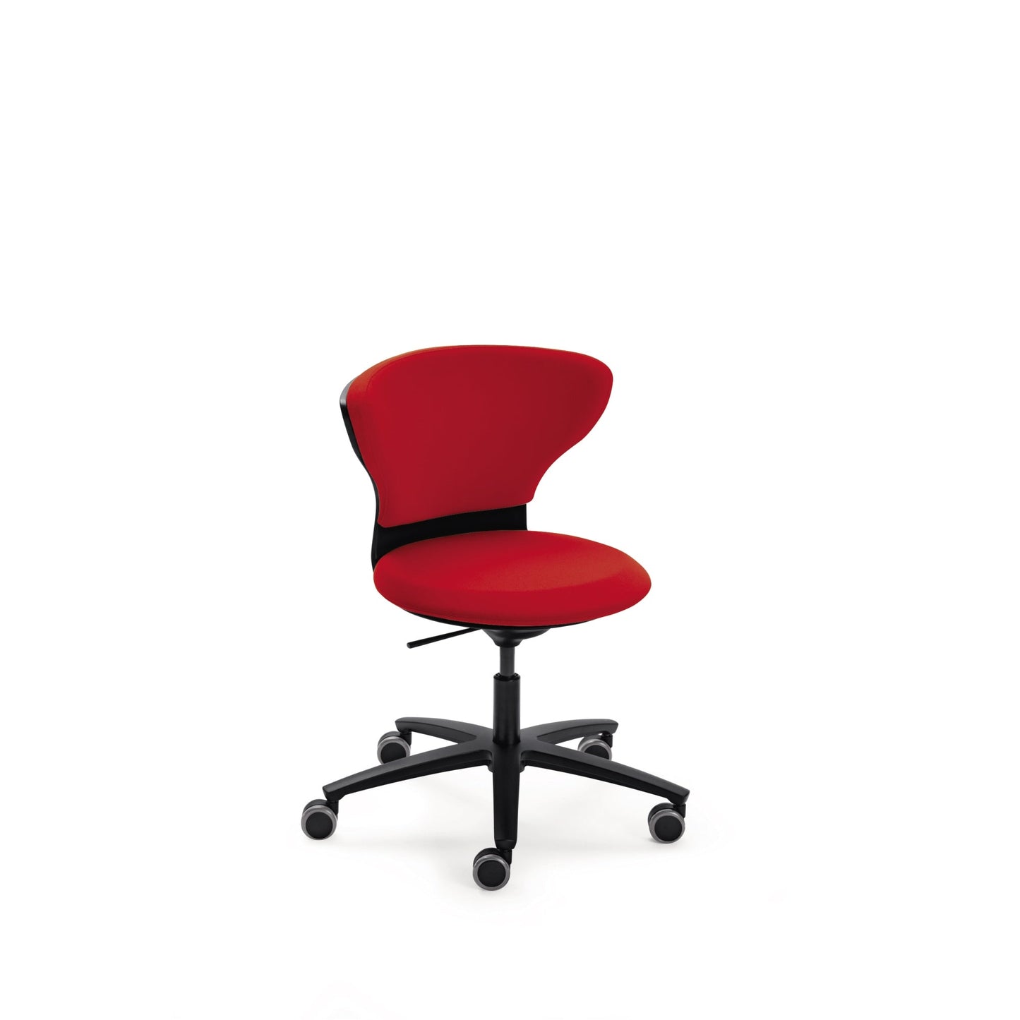 Sedus Bürodrehstuhl turn around 42-55cm Rolle ungebremst (für Hartboden) rot