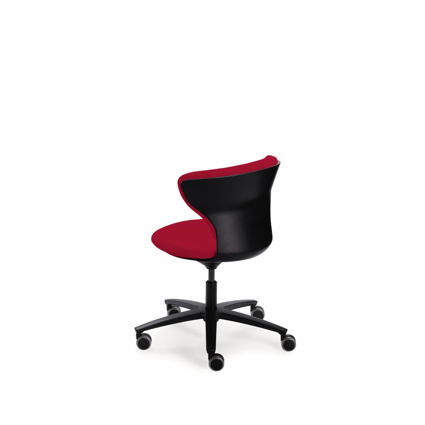 Sedus Bürodrehstuhl turn around 42-55cm Rolle ungebremst (für Hartboden) rot