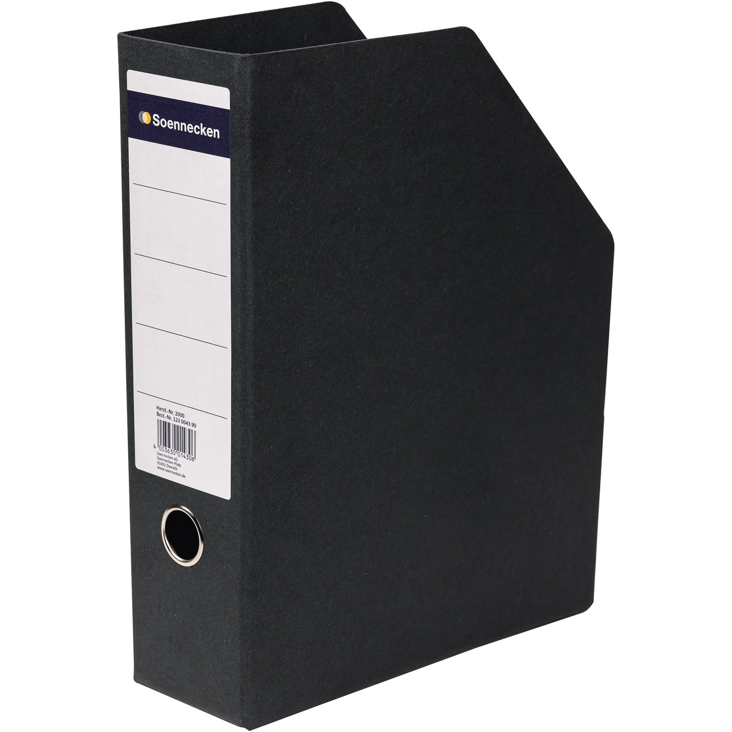 Soennecken Stehsammler 8,5 x 31,8 x 23,5 cm (B x H x T) DIN A4 Werkstoff: Hartpappe schwarz