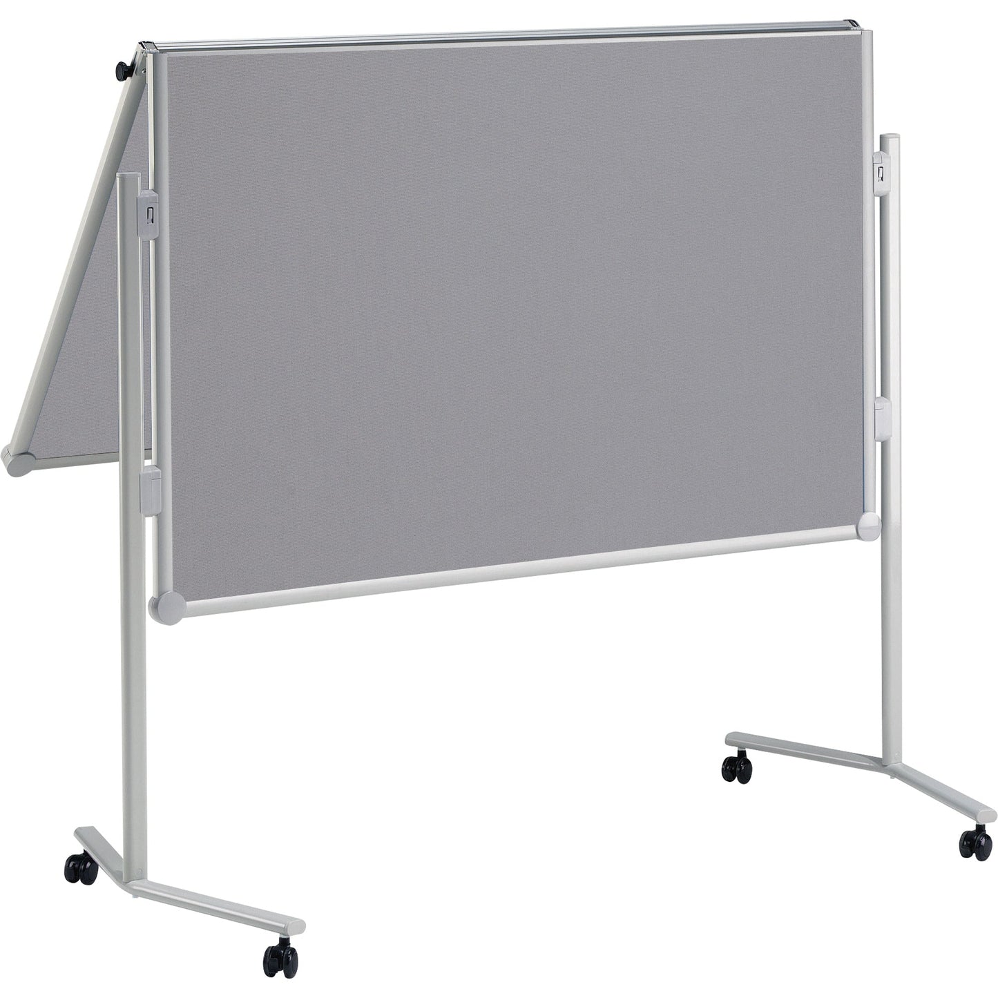 MAUL Moderationstafel MAULpro Maße der Oberfläche: 120 x 150 cm (B x H) inkl. Rollensatz, Blockhalter, Verbindungsklammern Textil grau