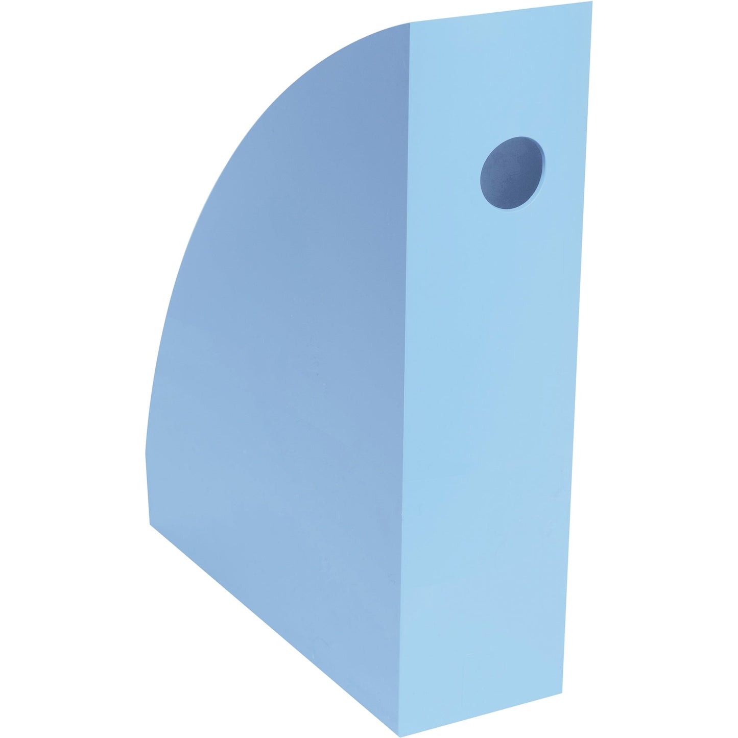 Exacompta Stehsammler Mag-Cube Bee Blue 11 x 32 x 29,2 cm (B x H x T) DIN A4, Überbreite Werkstoff: Kunststoff, recycelt hellblau