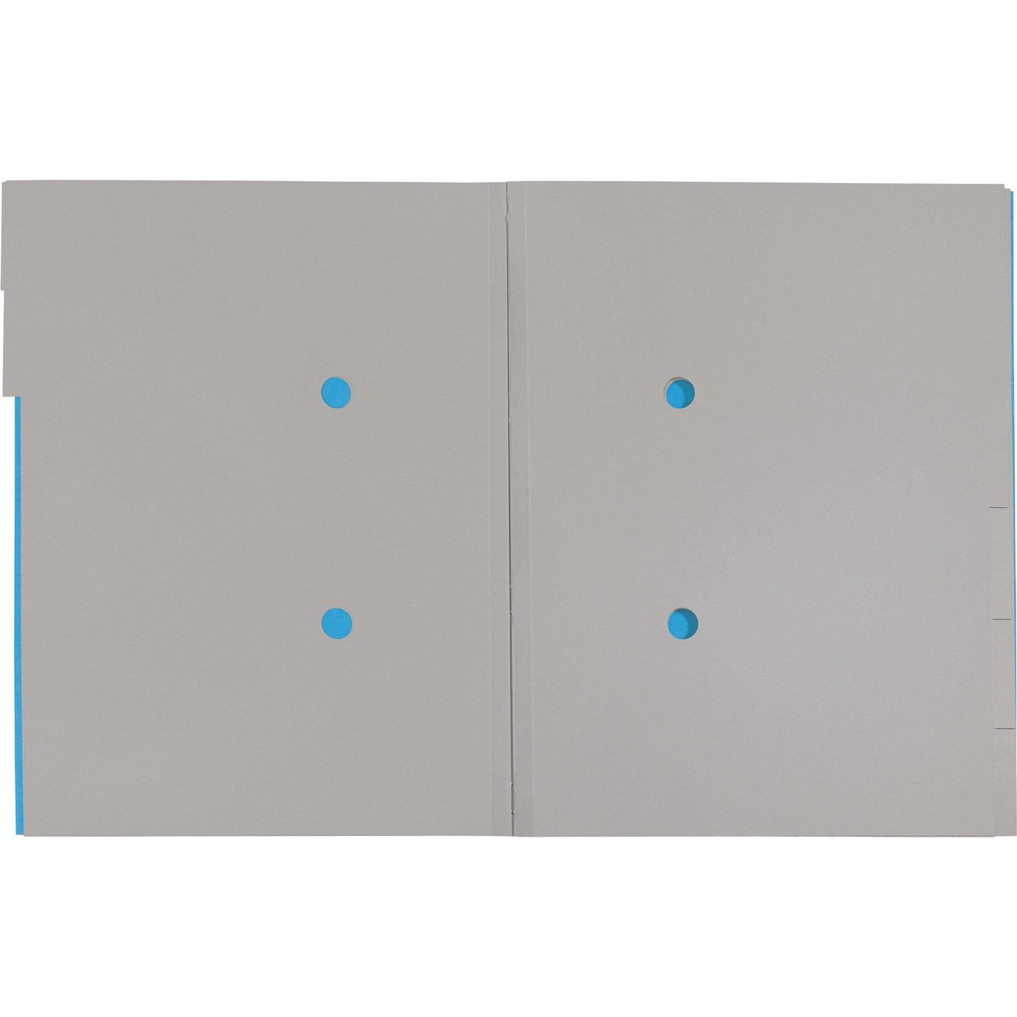 Leitz Ordnungsmappe Recycle DIN A4 275g/m² Karton, 100 % recycelt Farbe: blau Farbe des Fächerblocks: grau 6 Fächer