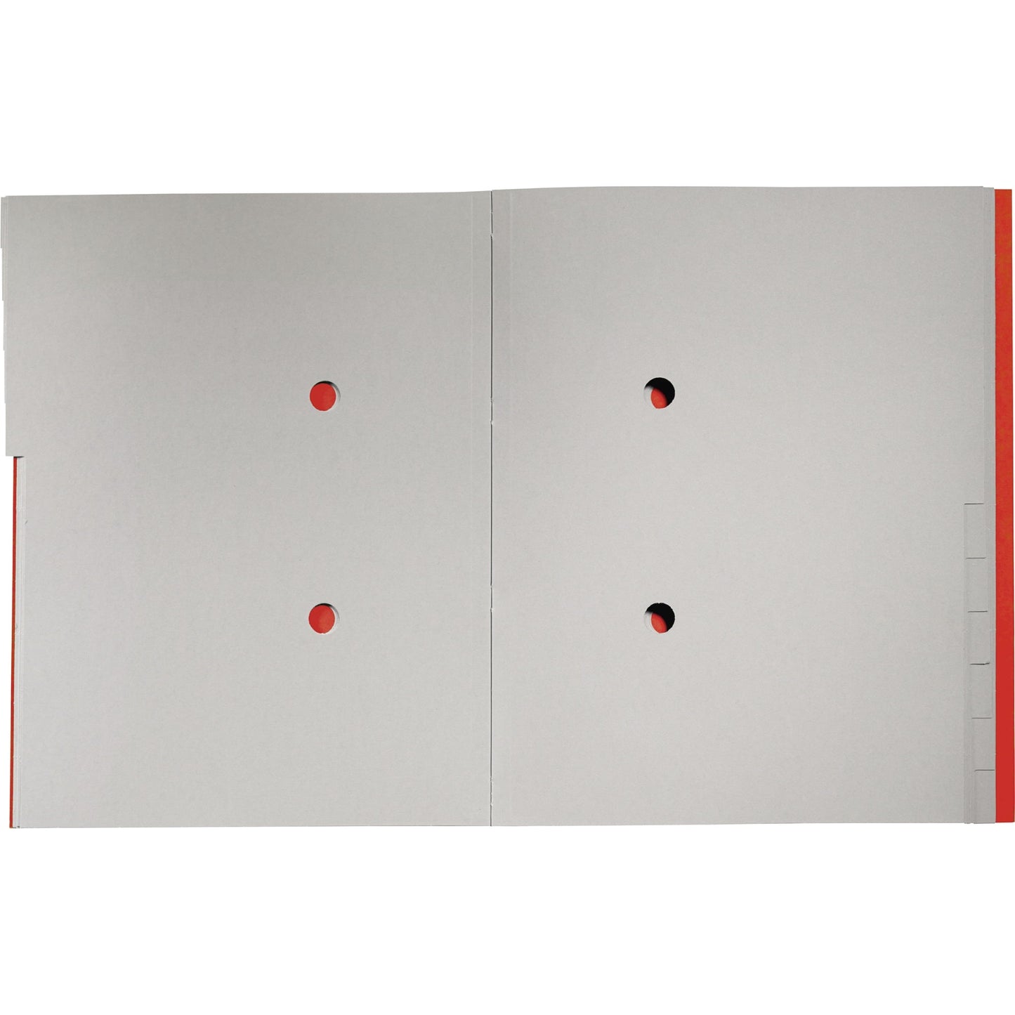 Leitz Ordnungsmappe Recycle DIN A4 275g/m² Karton, 100 % recycelt Farbe: rot Farbe des Fächerblocks: grau 12 Fächer