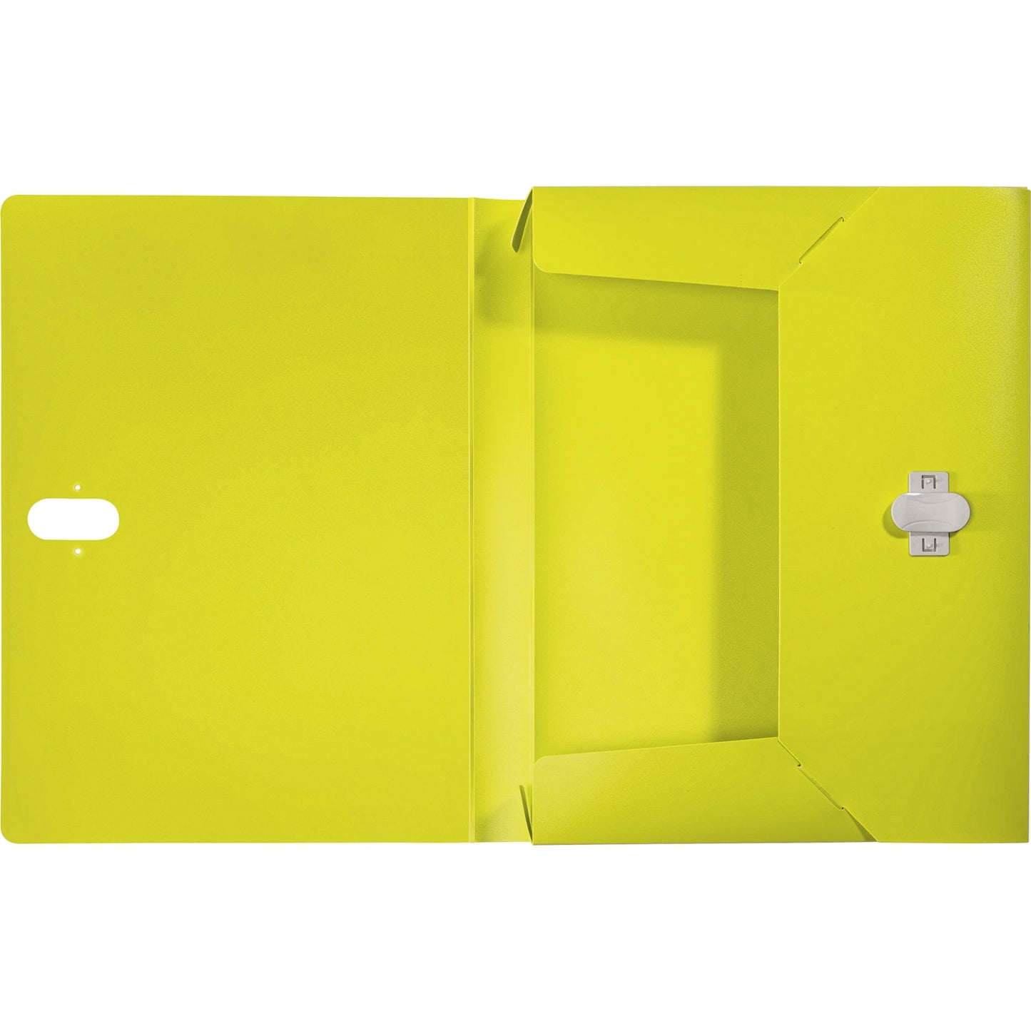 Leitz Heftbox Recycle 25,4 x 33 cm (B x H) DIN A4 38mm Sicherheitsverschluss Polypropylen, 80 % recycelt gelb