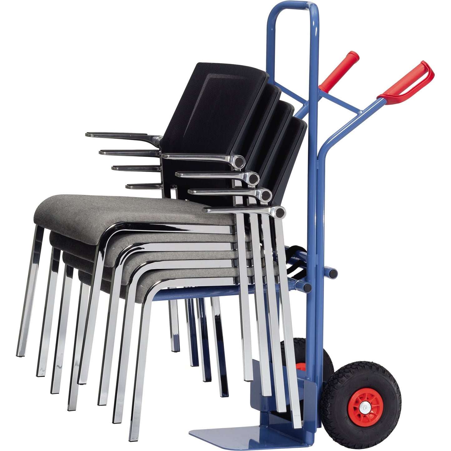 Fetra Sackkarre 58 x 130 cm (B x H) 300kg Stahl brillantblau