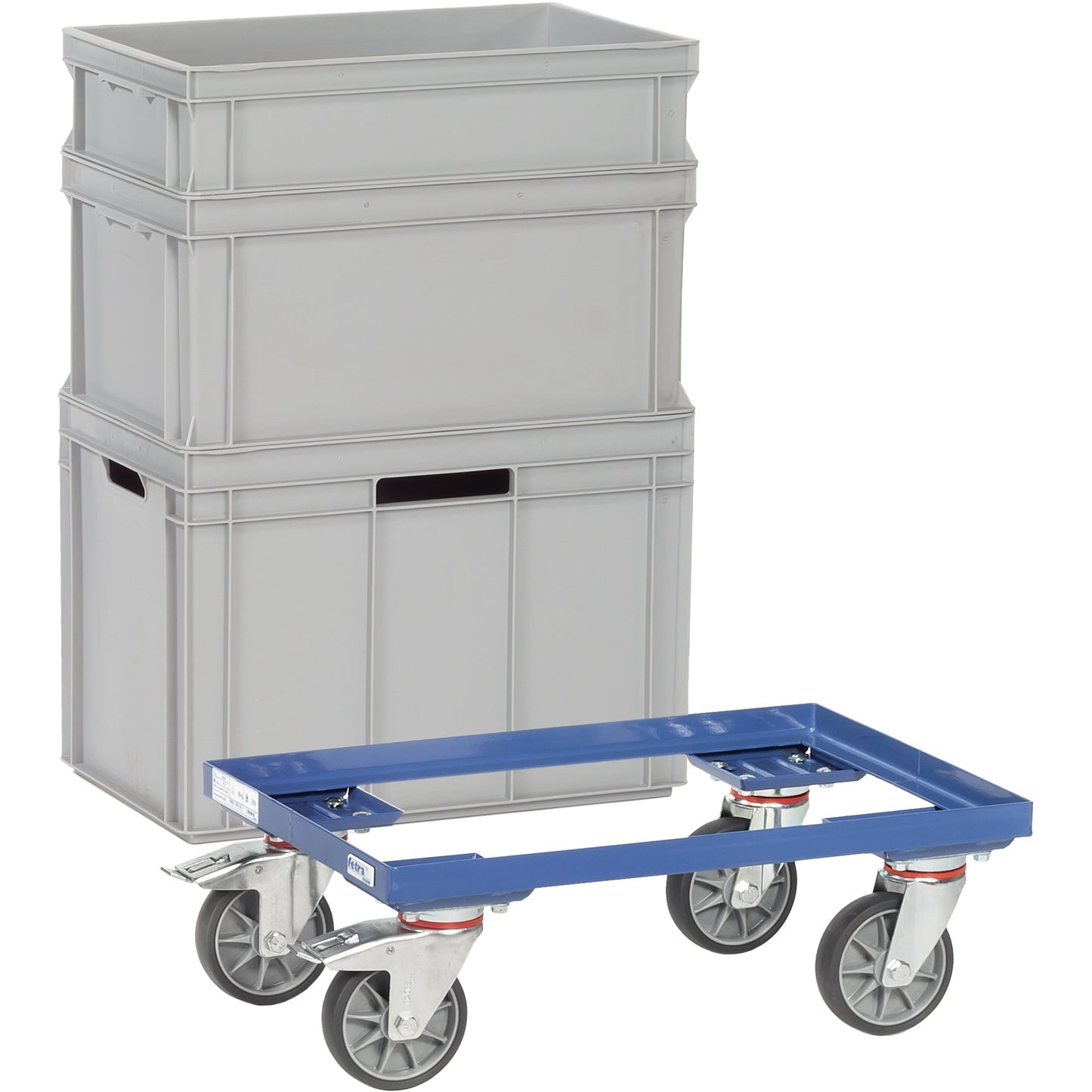 Fetra Transportroller 40,5 x 60,5 cm (B x H) 9kg Stahl, pulverbeschichtet brillantblau