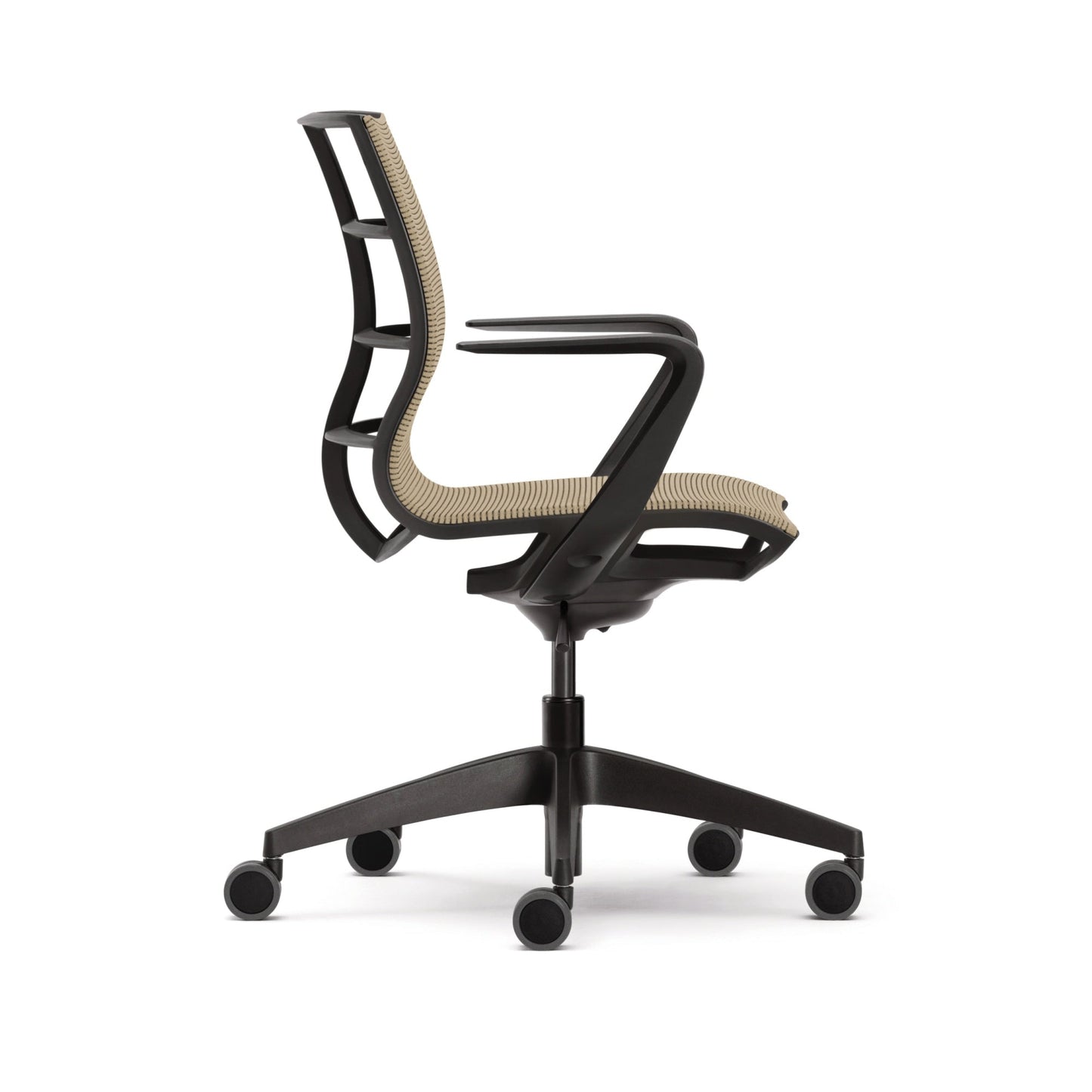 Sedus Bürodrehstuhl se:joy 39-51cm Wippmechanik Rolle ungebremst (für Hartboden) Kunststoff sand