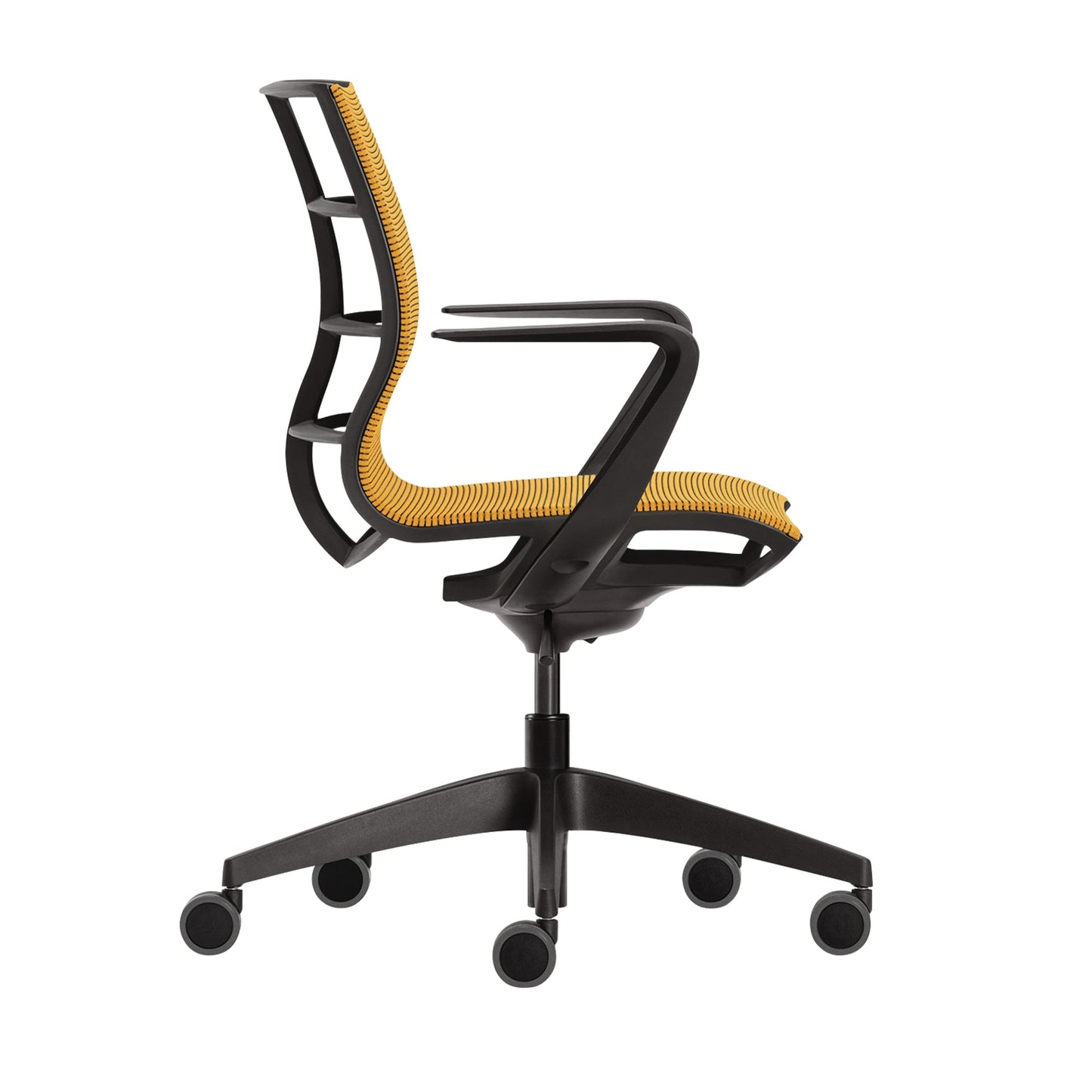 Sedus Bürodrehstuhl se:joy 39-51cm Wippmechanik Rolle ungebremst (für Hartboden) Kunststoff orange