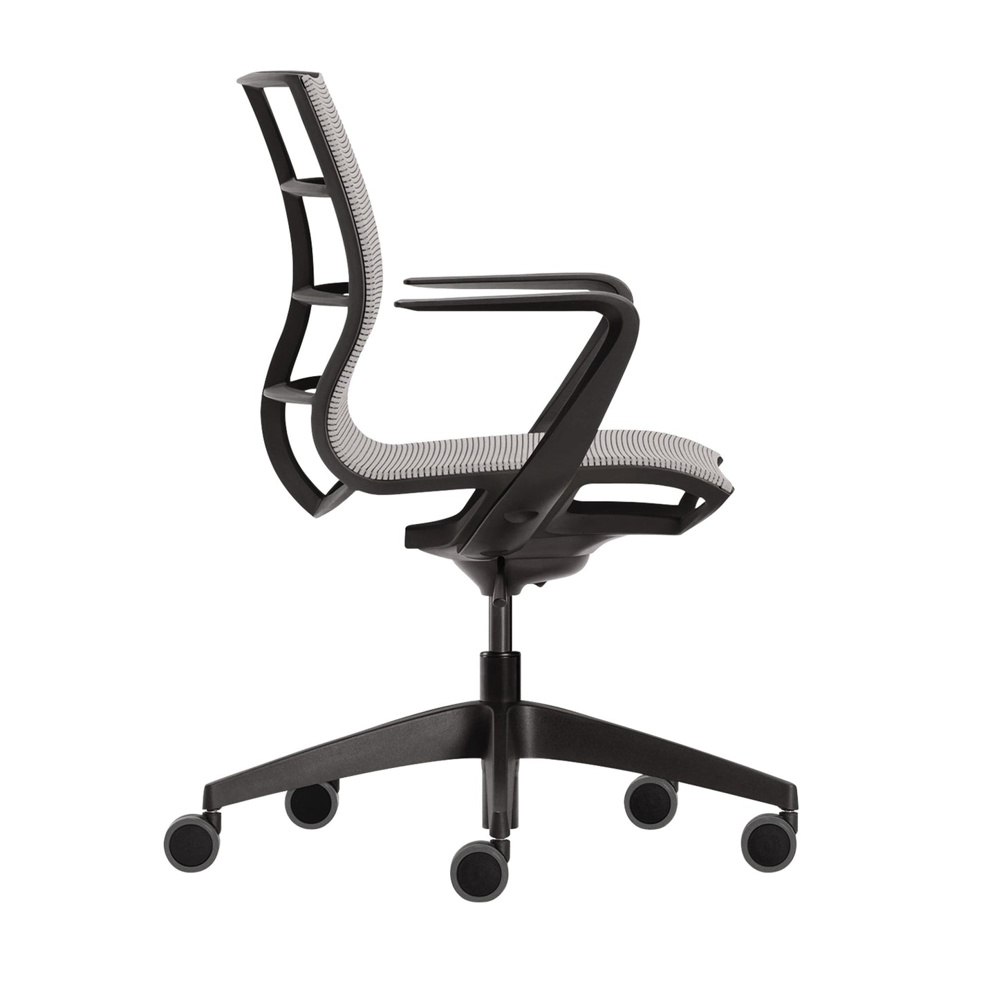 Sedus Bürodrehstuhl se:joy 39-51cm Wippmechanik Rolle ungebremst (für Hartboden) Kunststoff grau