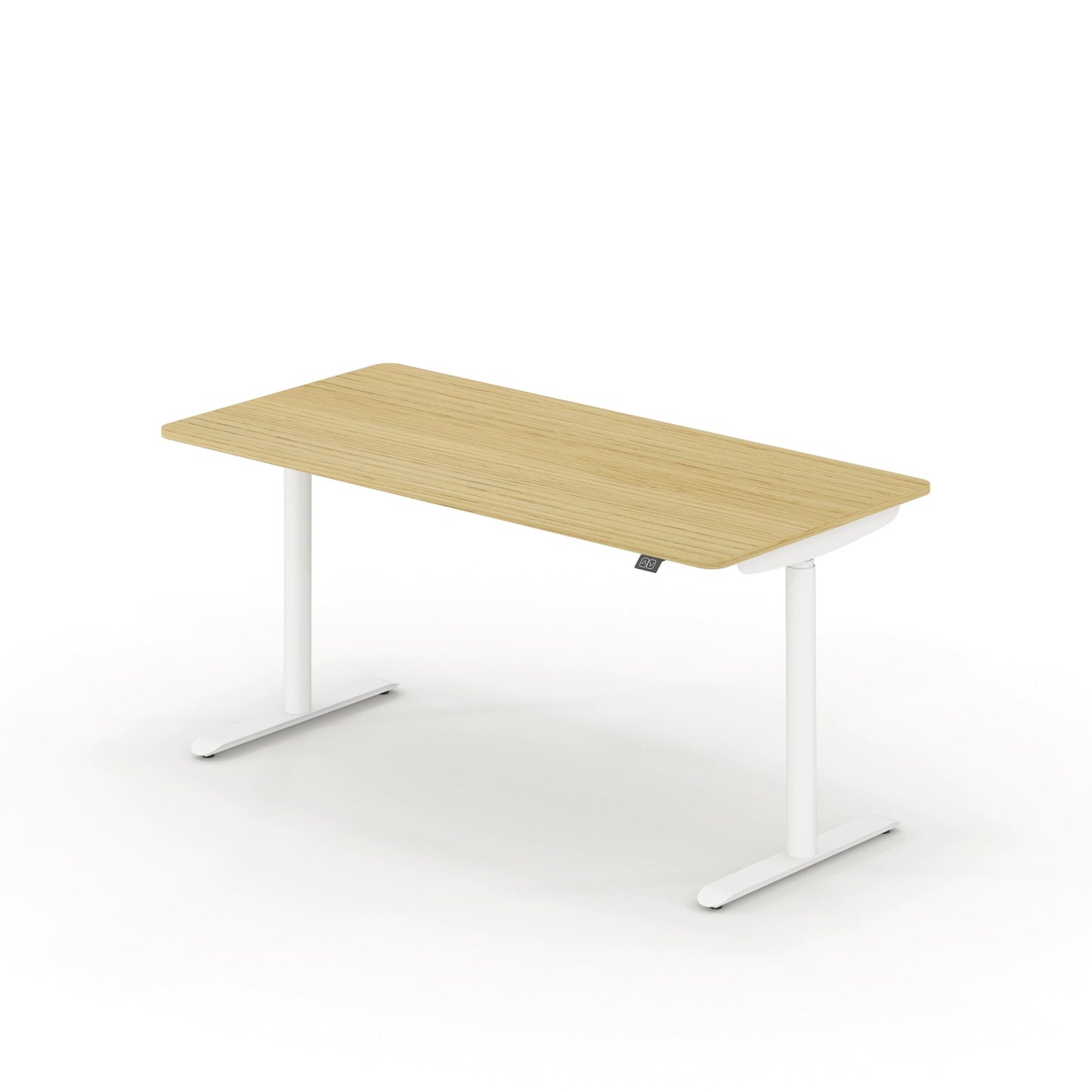 Schreibtisch se:lab e-desk Maße: 1.600 x 650-1.280 x 800 mm (B x H x T) Holz eiche hell